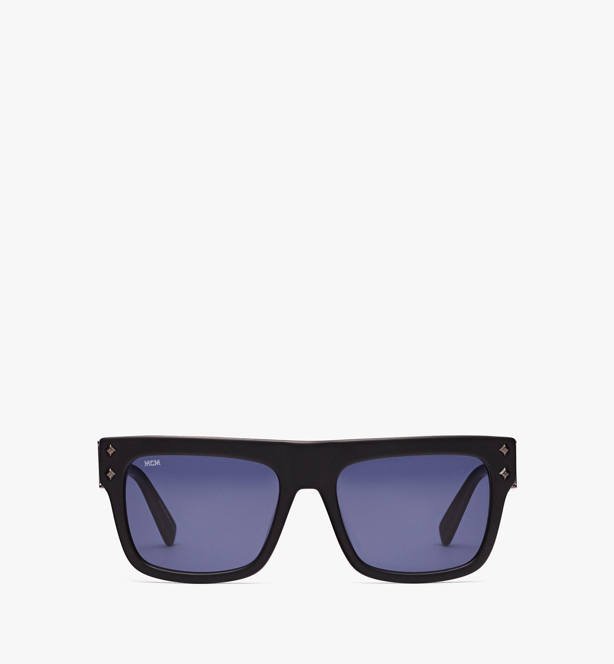 One Size MCM733S Bicolor Rectangular Sunglasses Black