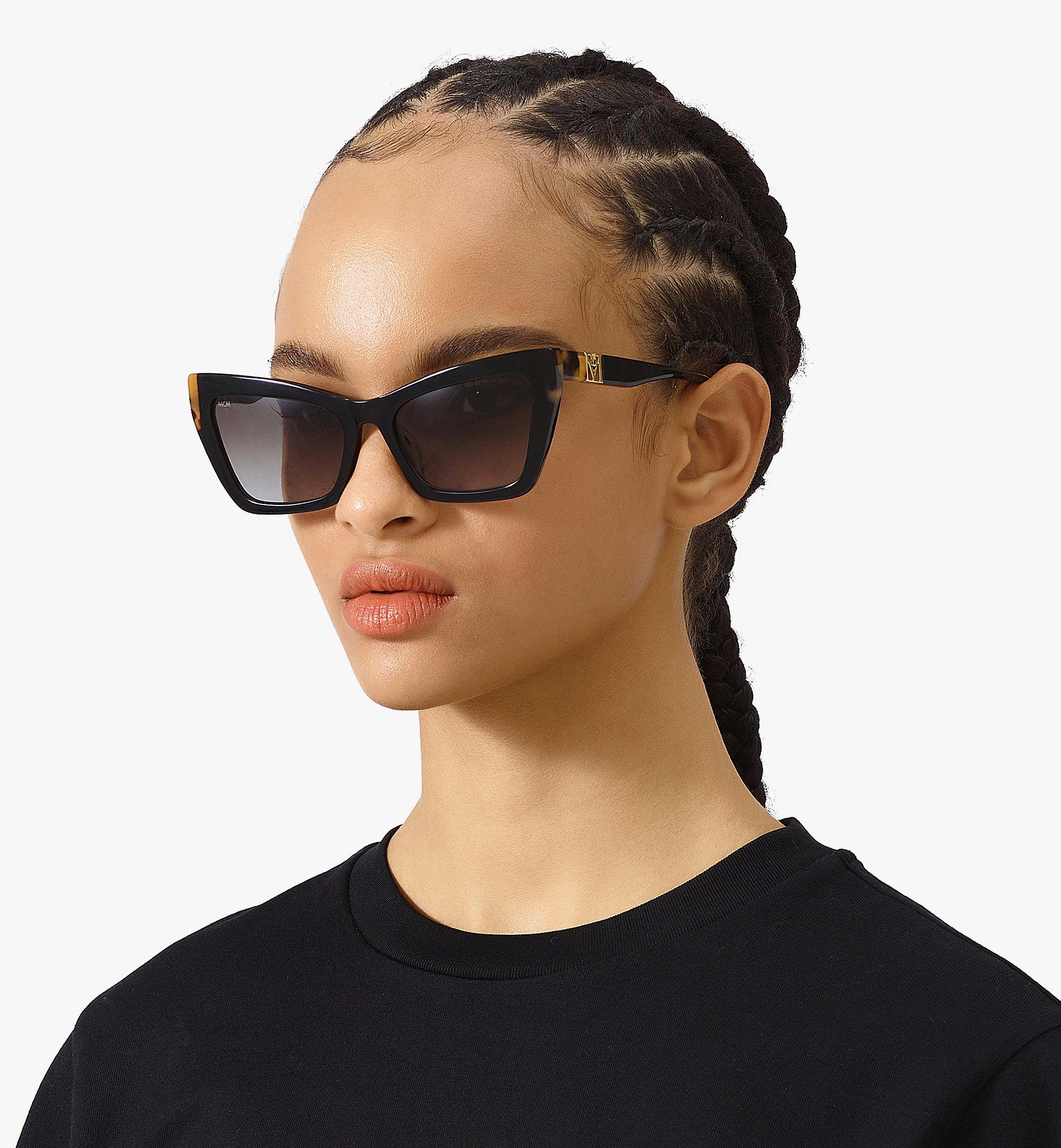 MCM Women’s MCM722SLB Rectangular Sunglasses Black MEGCSMM02BK001 Alternate View 2