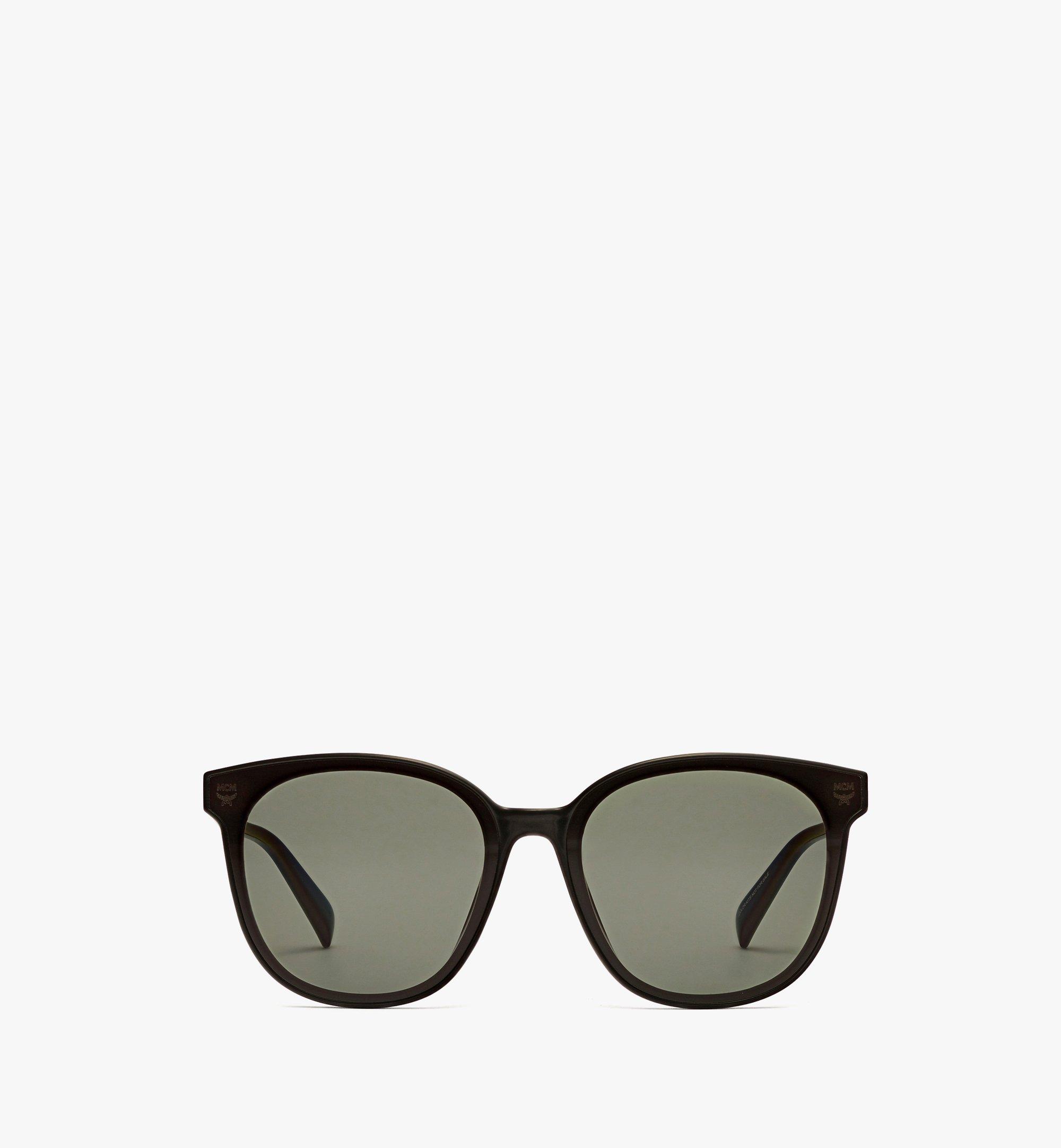 MCM Women’s MCM719SLB Modified Rectangle Sunglasses Black MEGCSMM11BK001 Alternate View 1