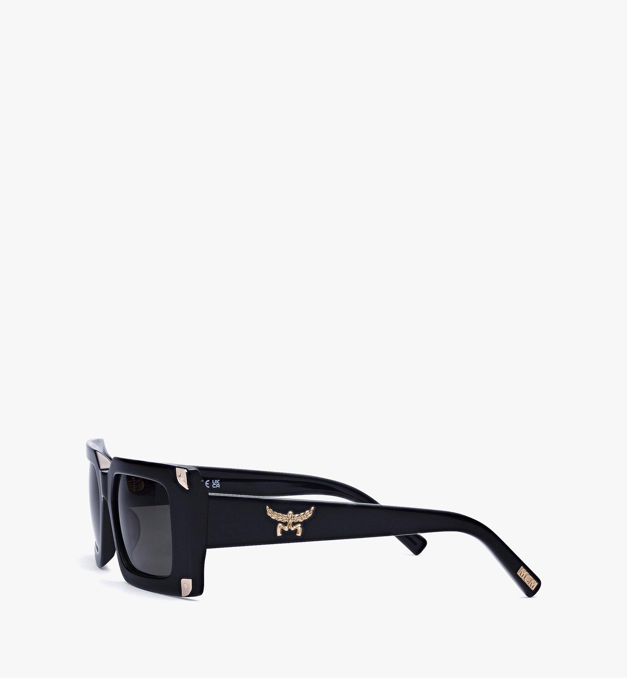 MCM Rectangular Sunglasses Black MEGEAMM01BK001 Alternate View 1
