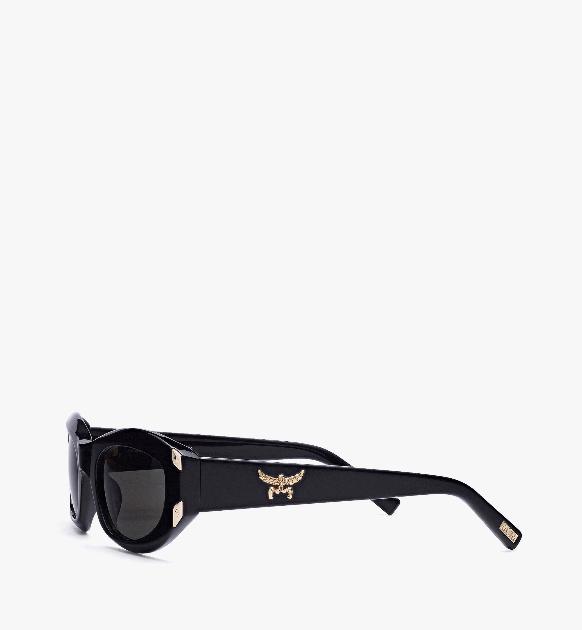 MCM Oval Sunglasses Black MEGEAMM02BK001 Alternate View 1