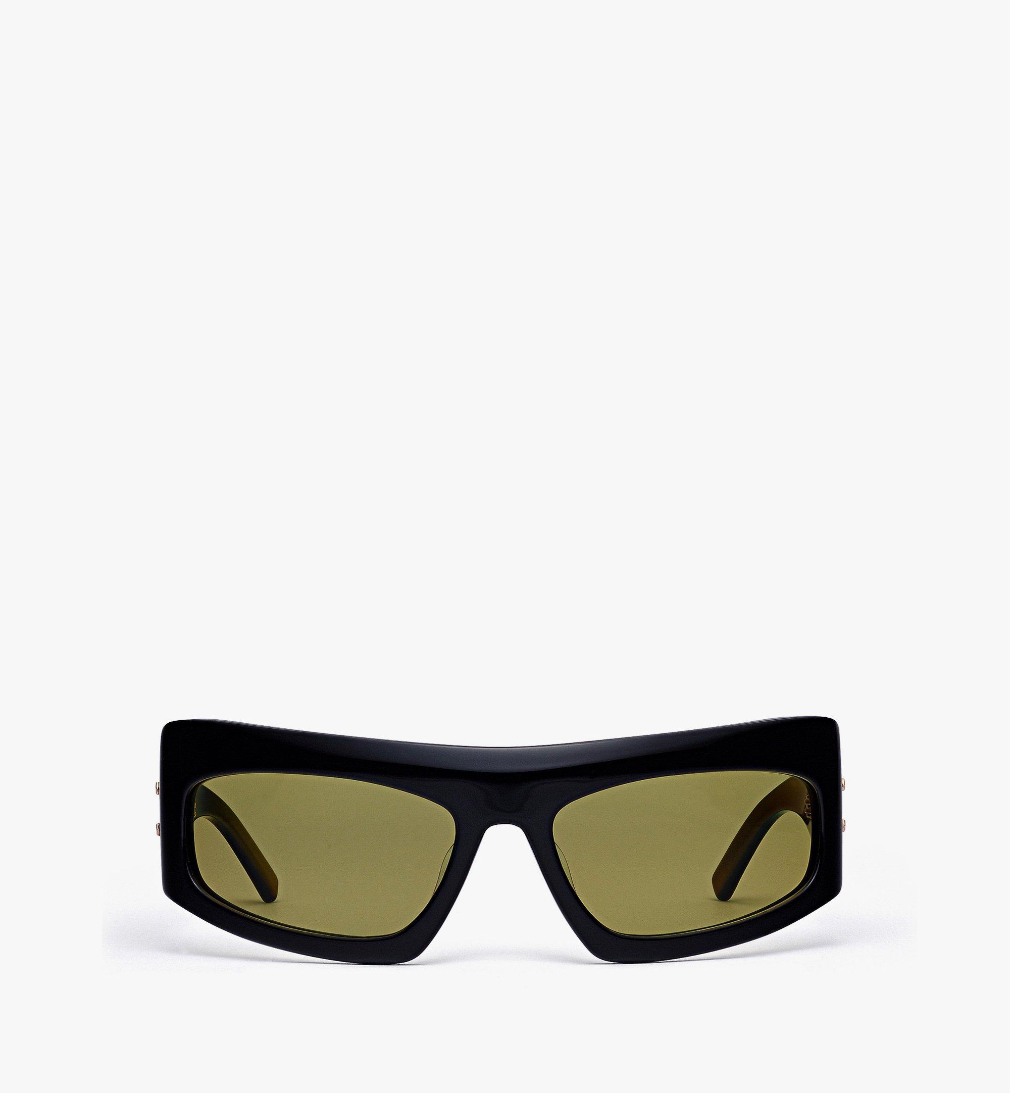 Shop Mcm Unisex Square Sunglasses In Black