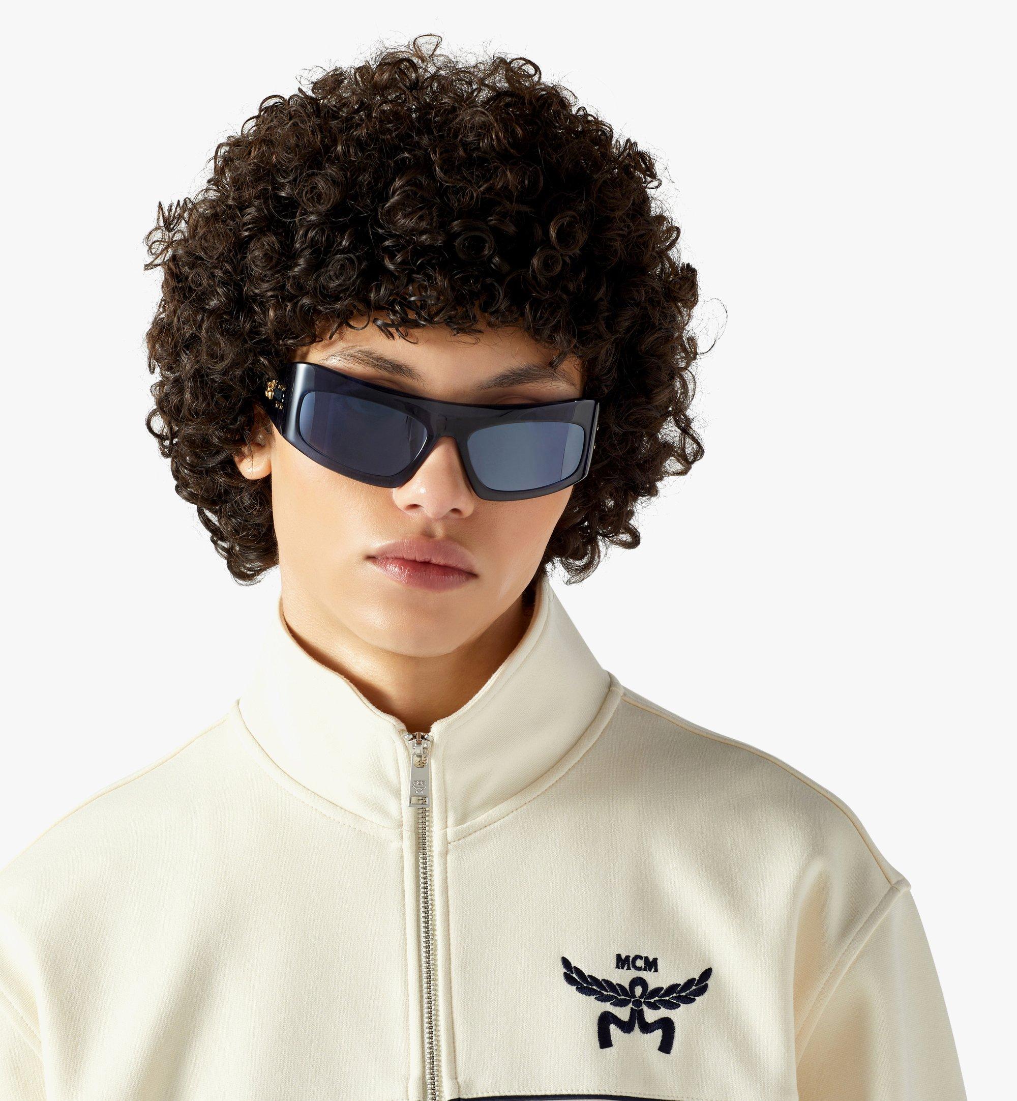 Universal Fit Unisex Square Sunglasses Blue | MCM ®US display picture 2