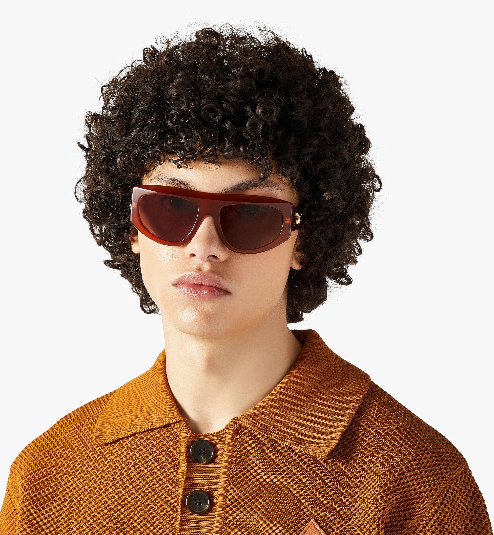 MCM Unisex Square Sunglasses Brown MEGESMM02CR001 Alternate View 3