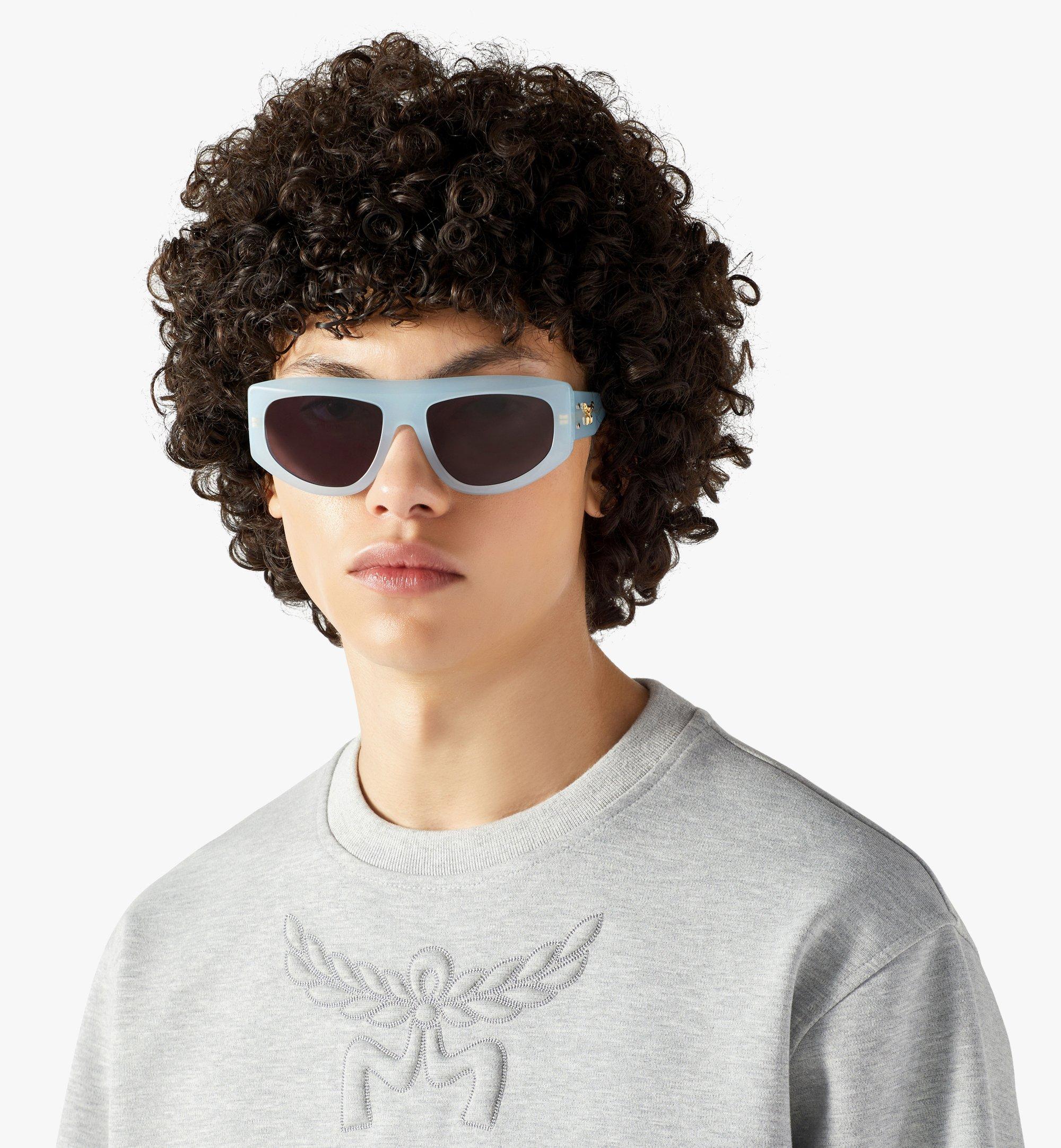 MCM Universal Fit Square Sunglasses in Blue - NEW! Universal Fit Unisex Square Sunglasses Blue | MCM ®US main image 2