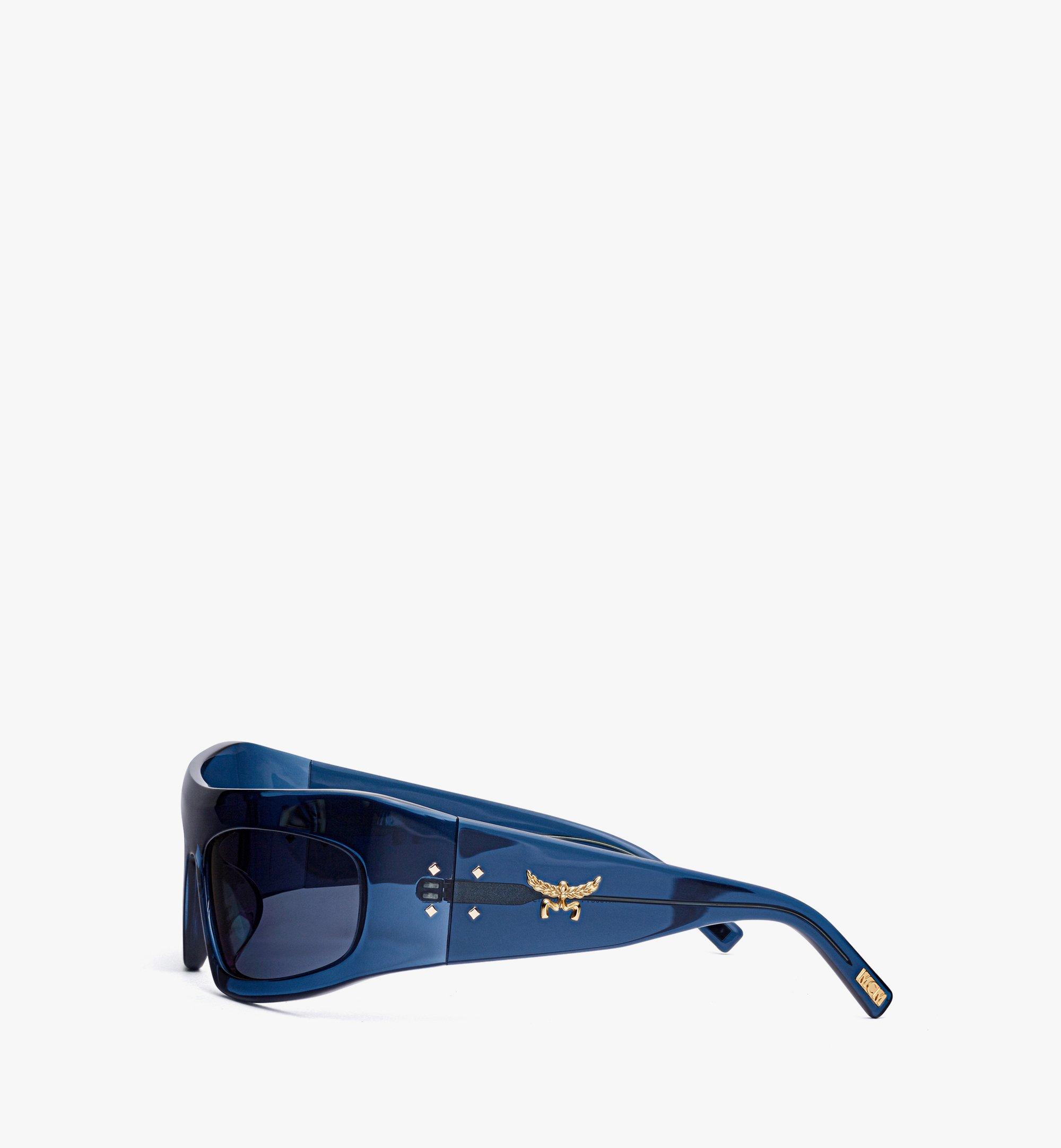 MCM Unisex Square Sunglasses Blue MEGESMM03LU001 Alternate View 1