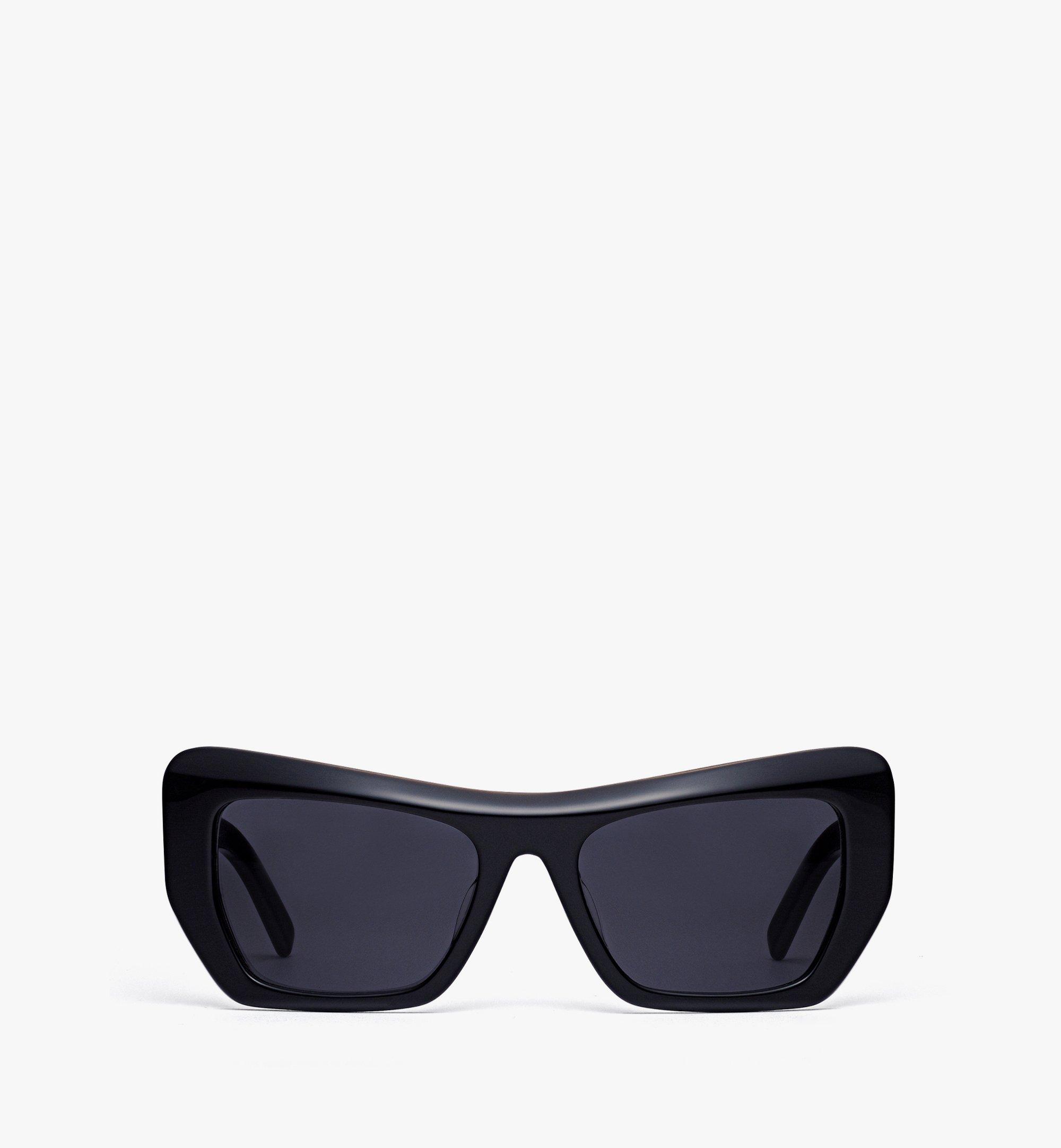 Shop Mcm Unisex Square Sunglasses In Black
