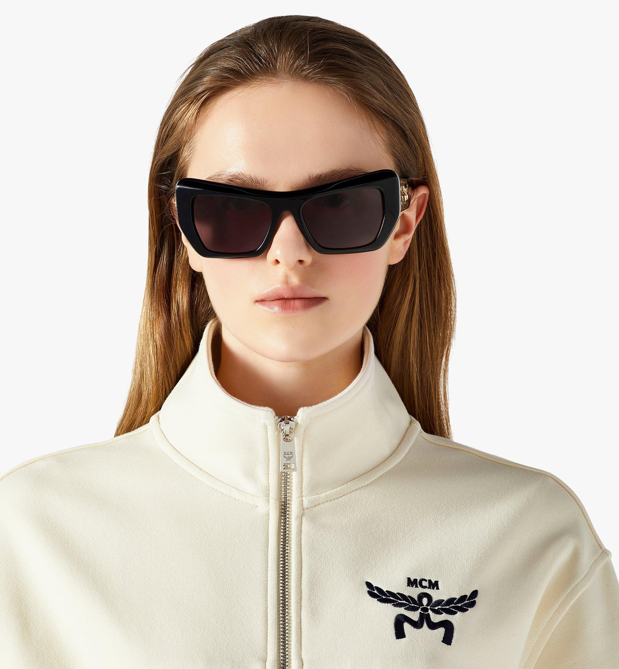 Universal Fit Unisex Square Sunglasses Black | MCM ®US