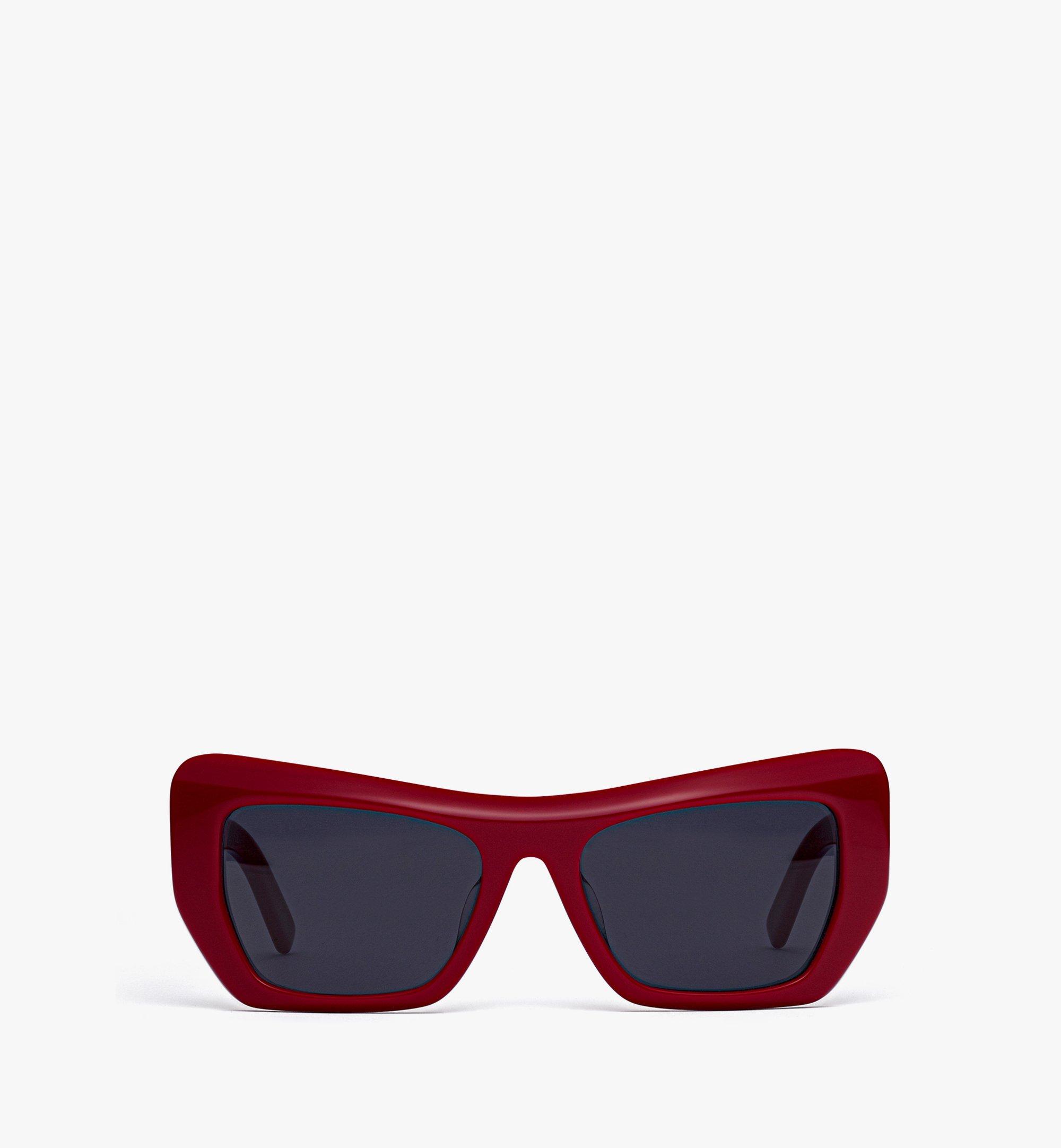 Shop Mcm Unisex Square Sunglasses In Red