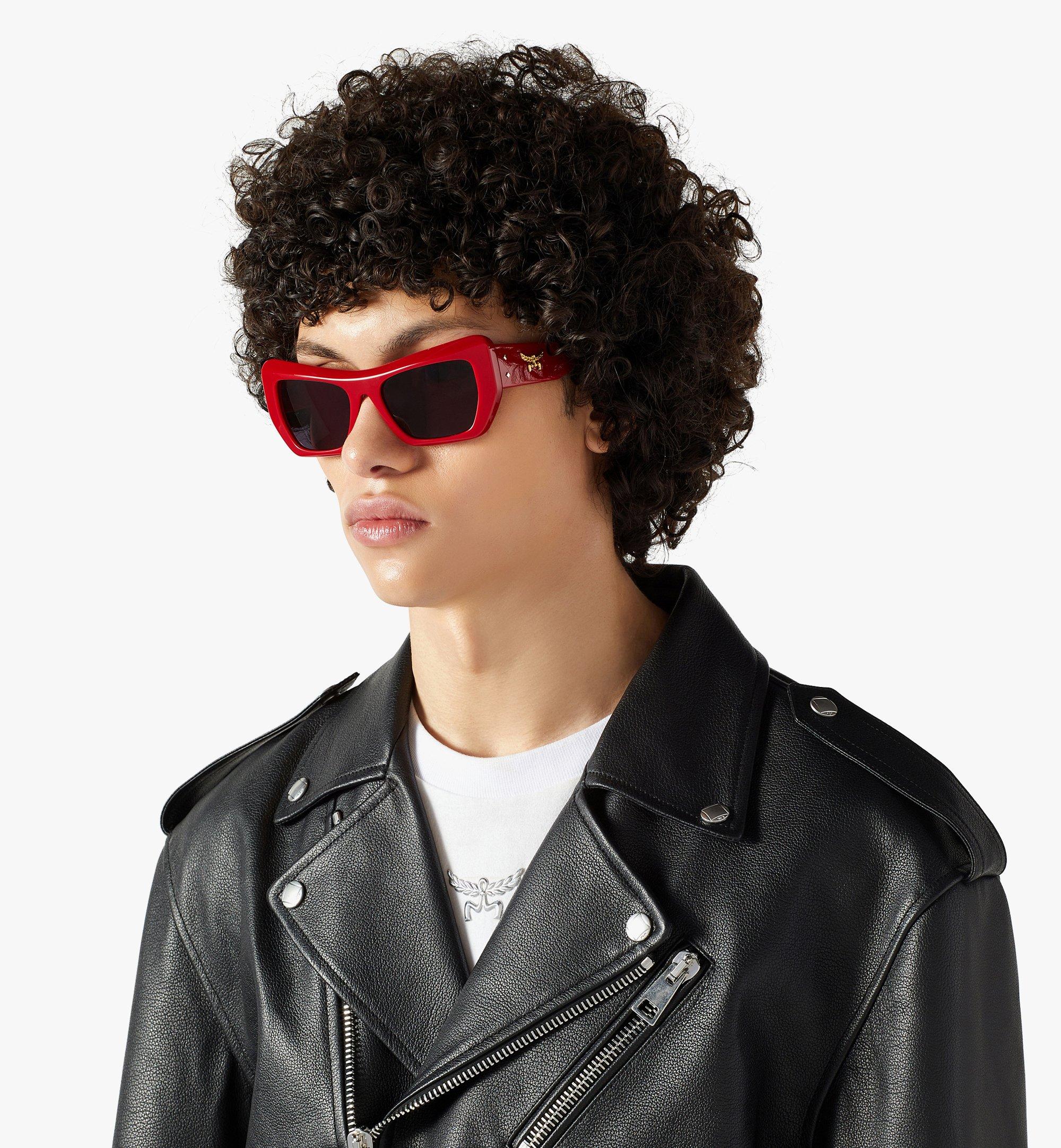 MCM Unisex Square Sunglasses Red MEGESMM04RE001 Alternate View 2
