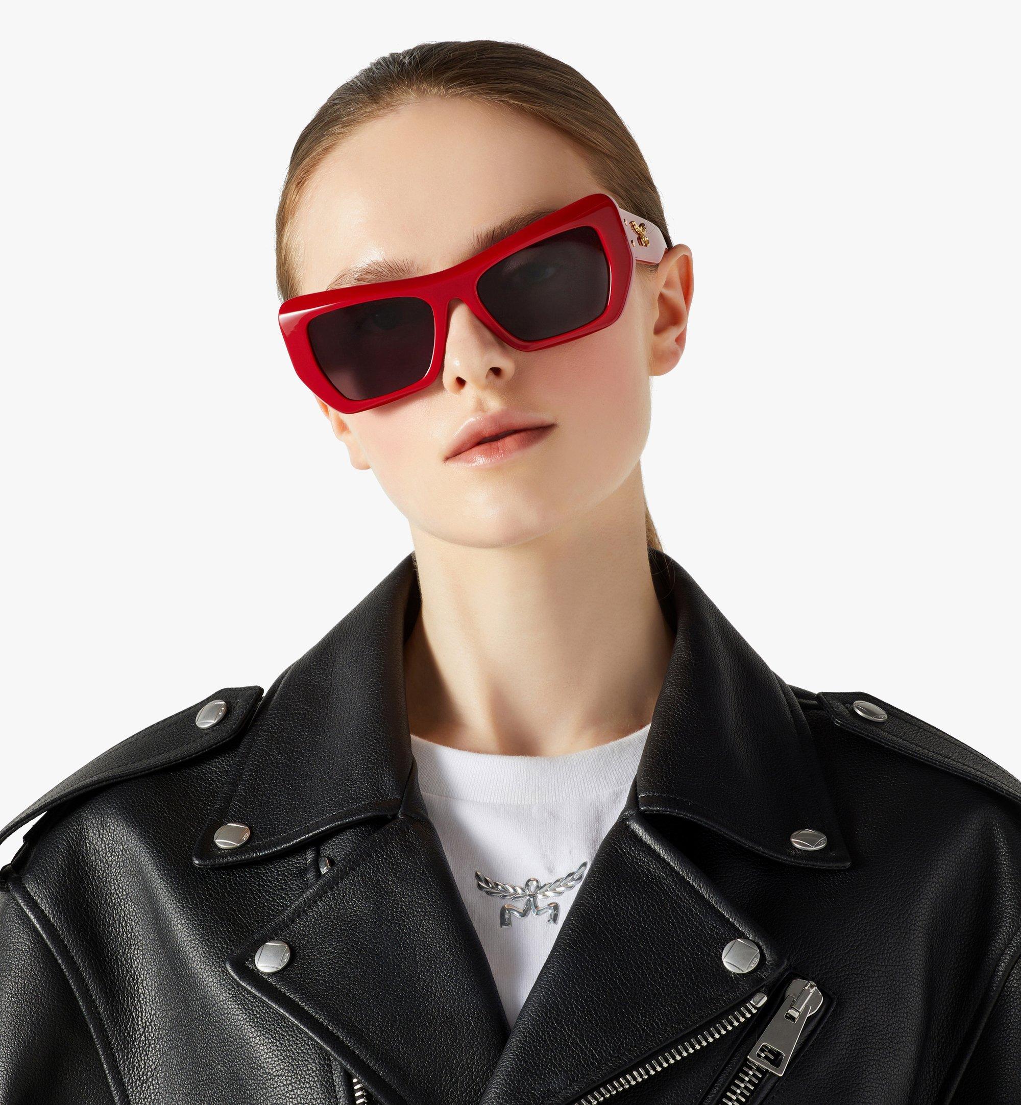 MCM Unisex Square Sunglasses Red MEGESMM04RE001 Alternate View 3