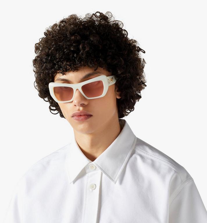 Universal Fit Unisex Square Sunglasses White | MCM ®US Universal Fit Unisex Square Sunglasses White | MCM ®US