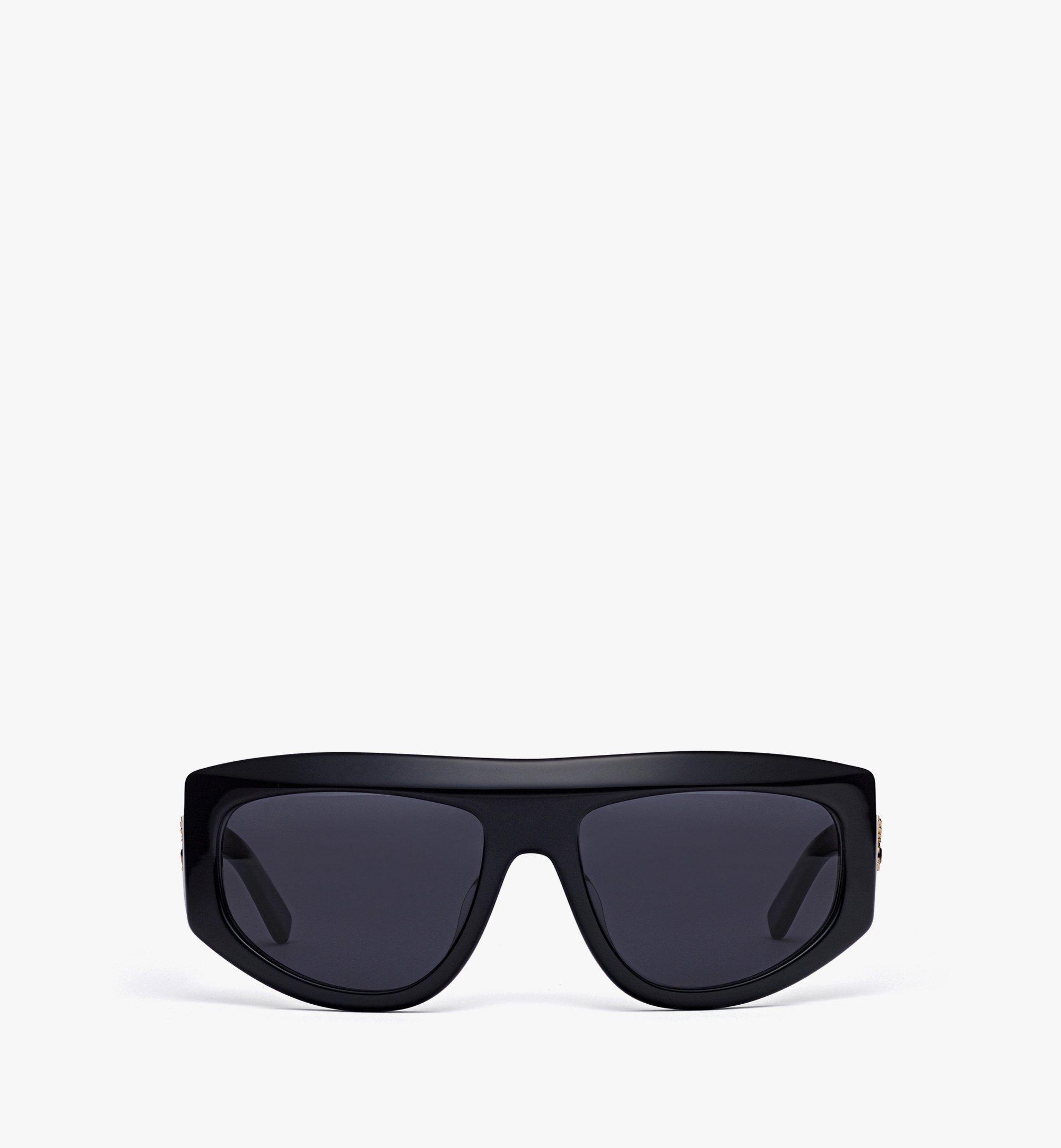 Shop Mcm Unisex Square Sunglasses In Black