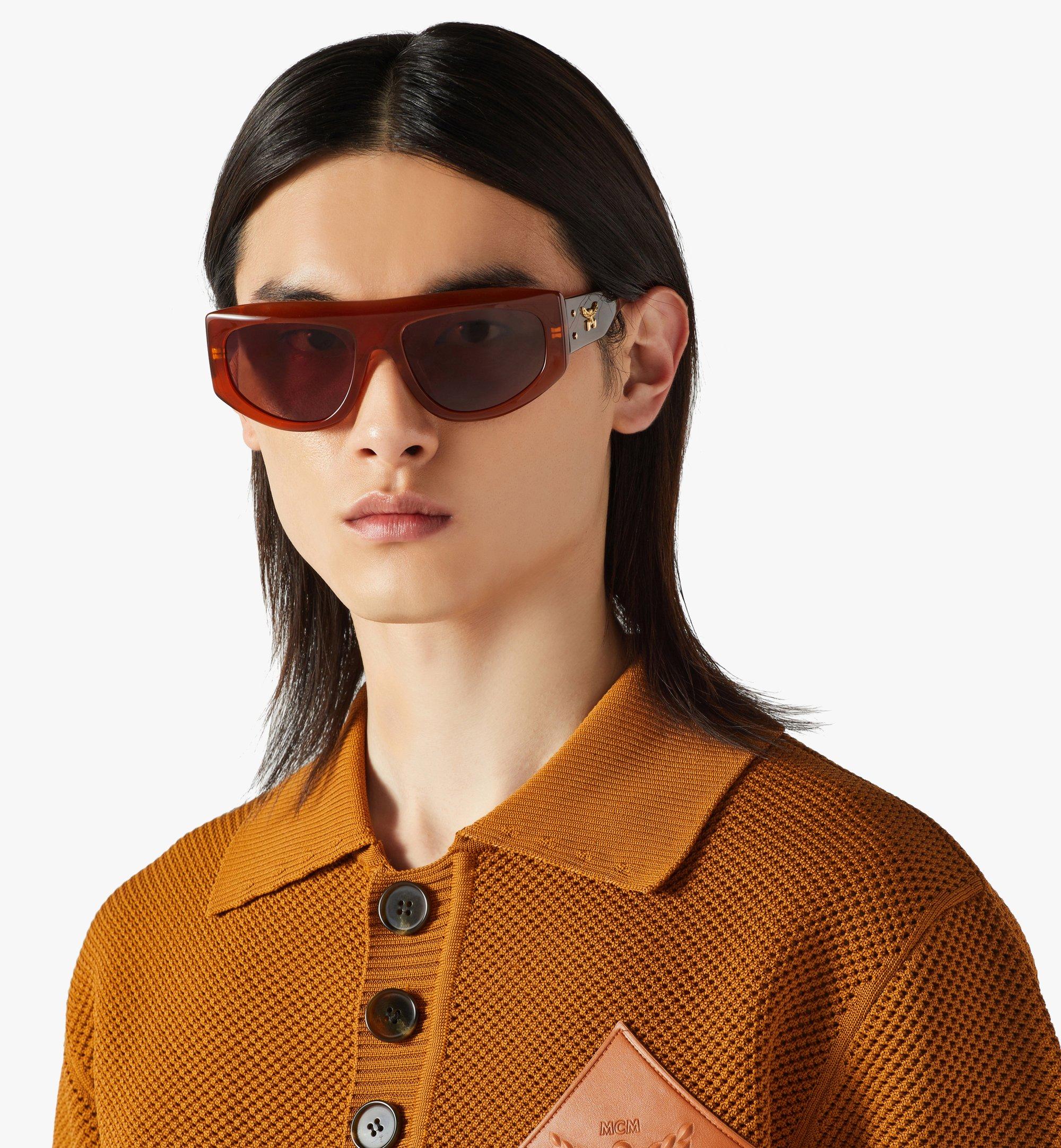 MCM Unisex Square Sunglasses Brown MEGESMM05CR001 Alternate View 3