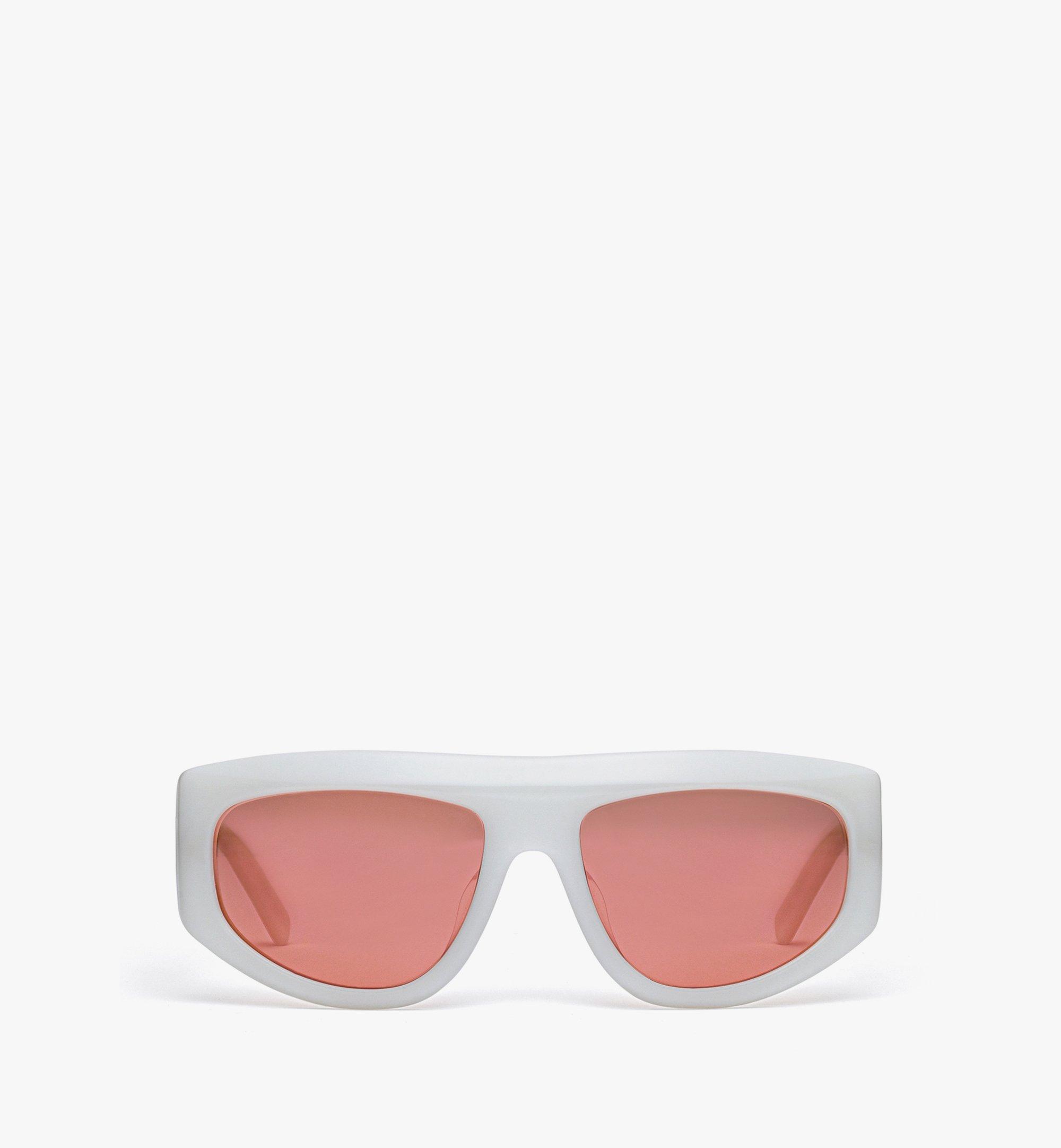 MCM Unisex Square Sunglasses White MEGESMM05WT001 Alternate View 1
