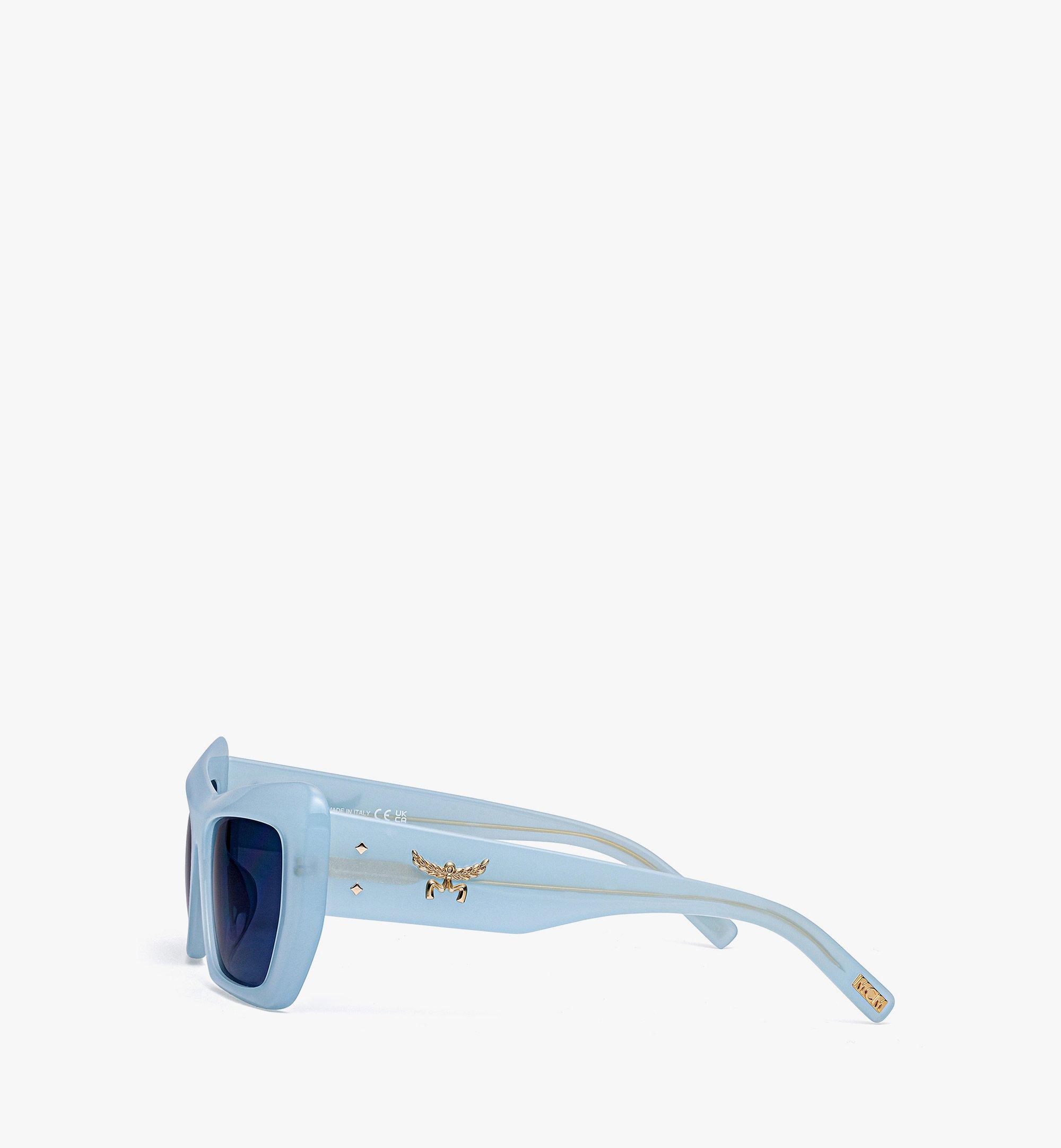 MCM Unisex Square Sunglasses Blue MEGESMM06LU001 Alternate View 1