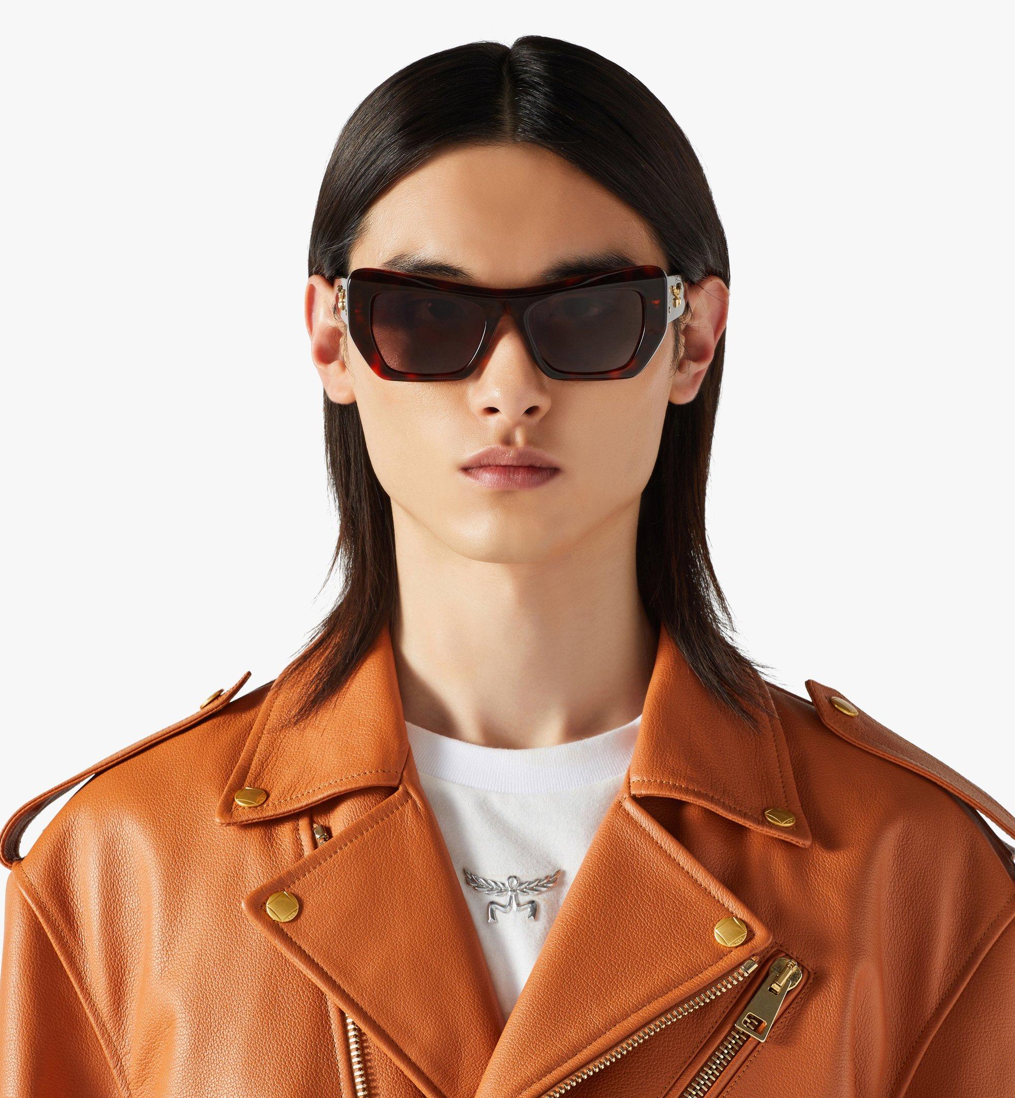 MCM Unisex Square Sunglasses Brown MEGESMM06NH001 Alternate View 3