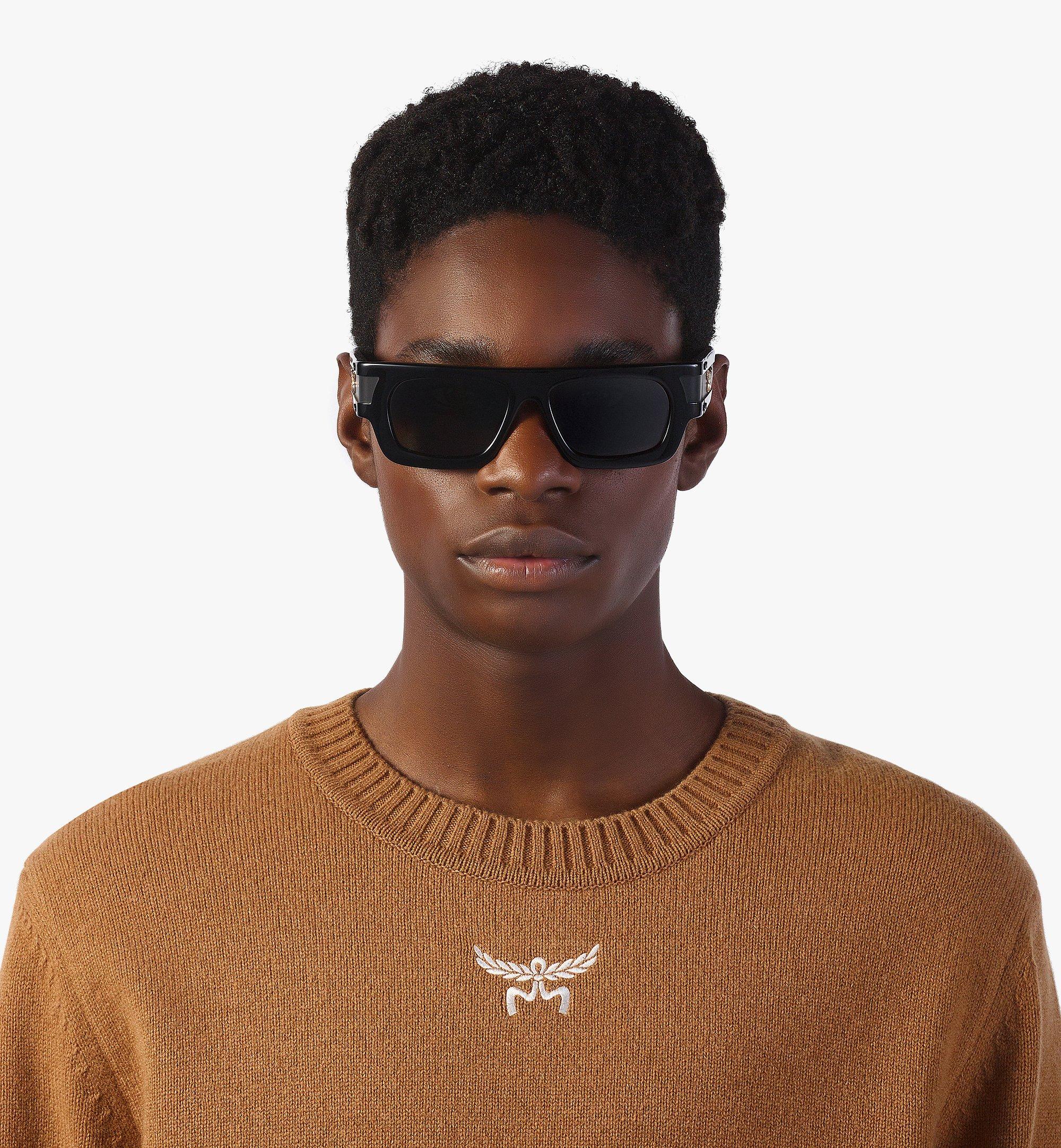 One Size Rectangular Sunglasses Black | MCM ®US