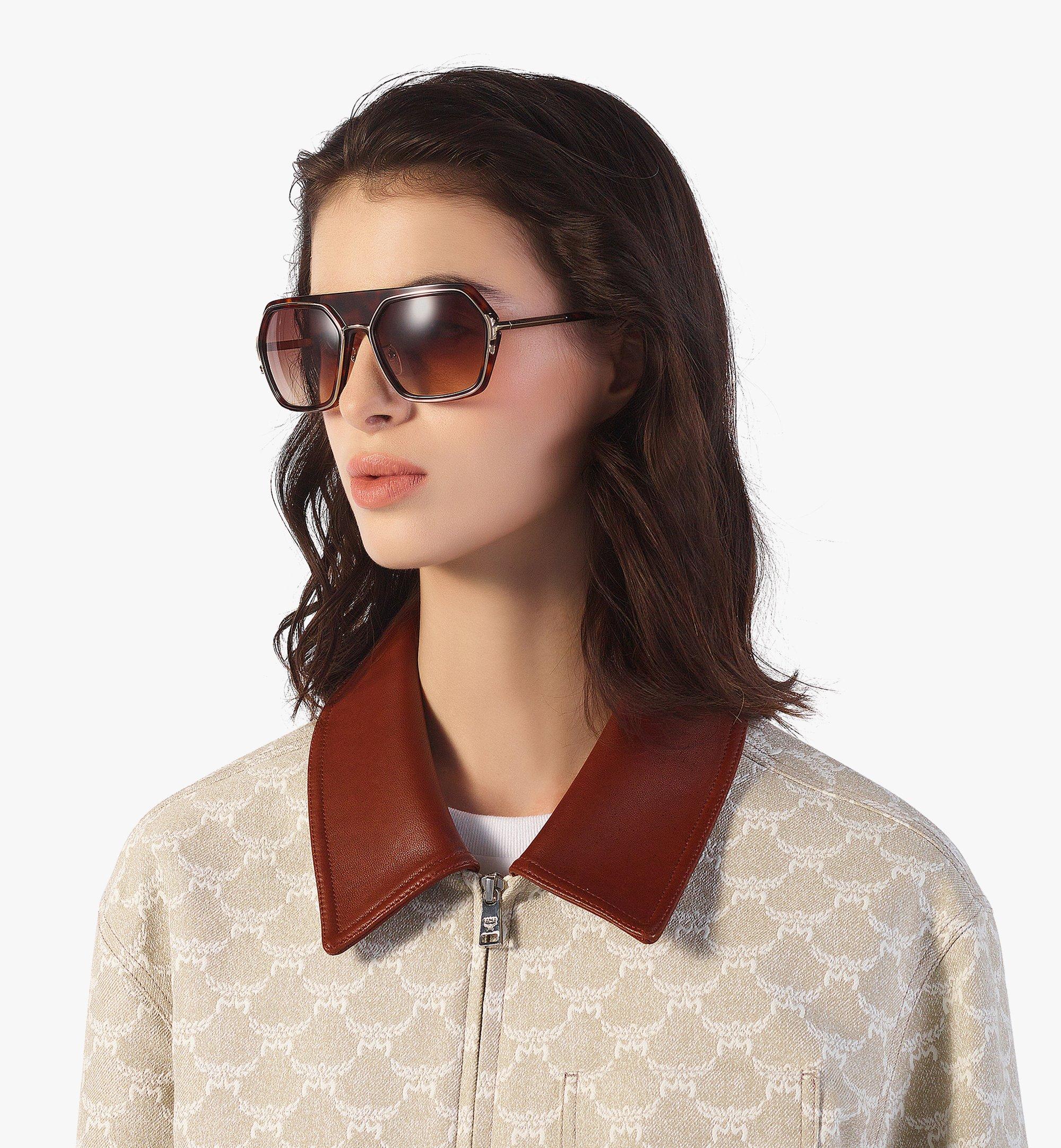 One Size Geometric Sunglasses Black | MCM ®US
