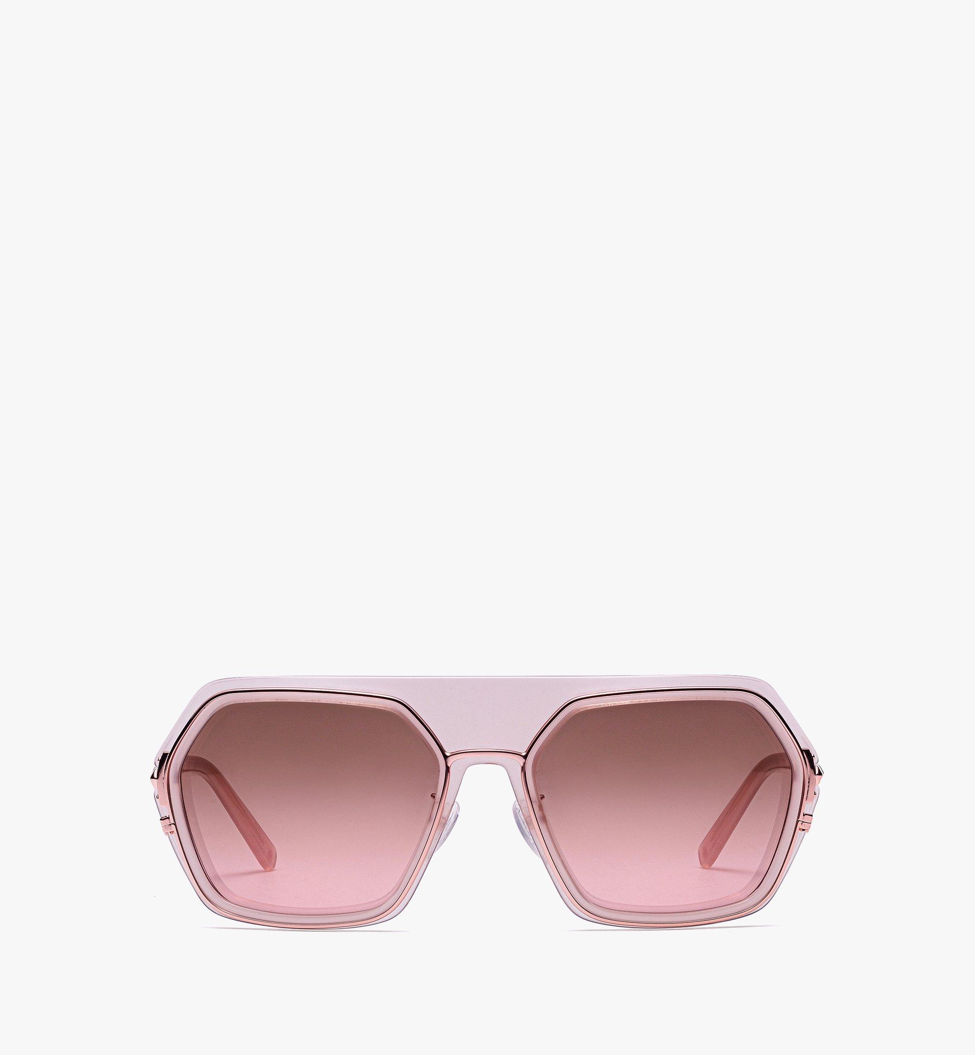 One Size Geometric Sunglasses Pink | MCM ®US