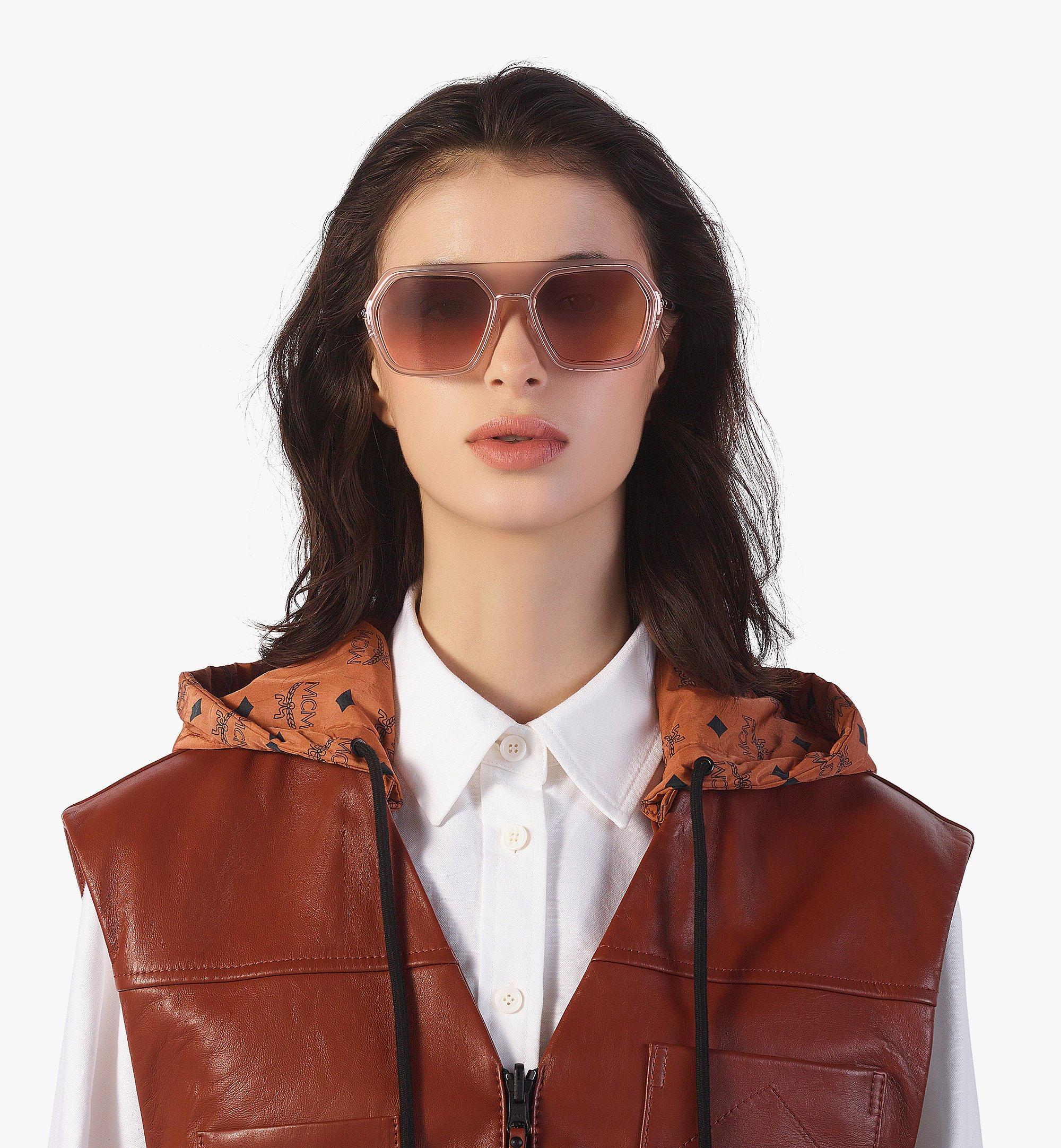 One Size Geometric Sunglasses Pink | MCM ®US display picture 2
