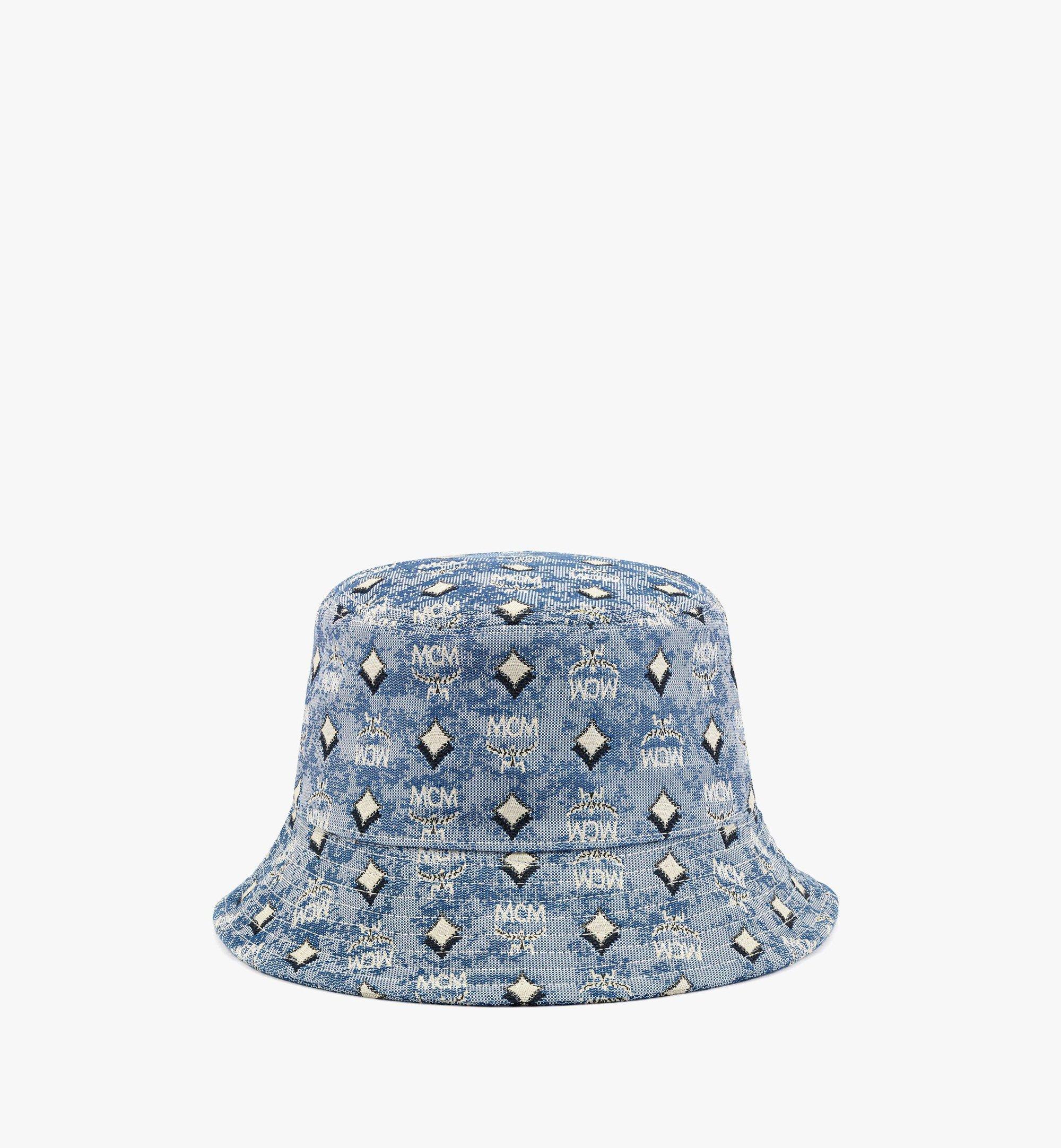 MCM Vintage Jacquard Monogram水桶帽 Blue MEHBATQ01LU001 更多视角 1