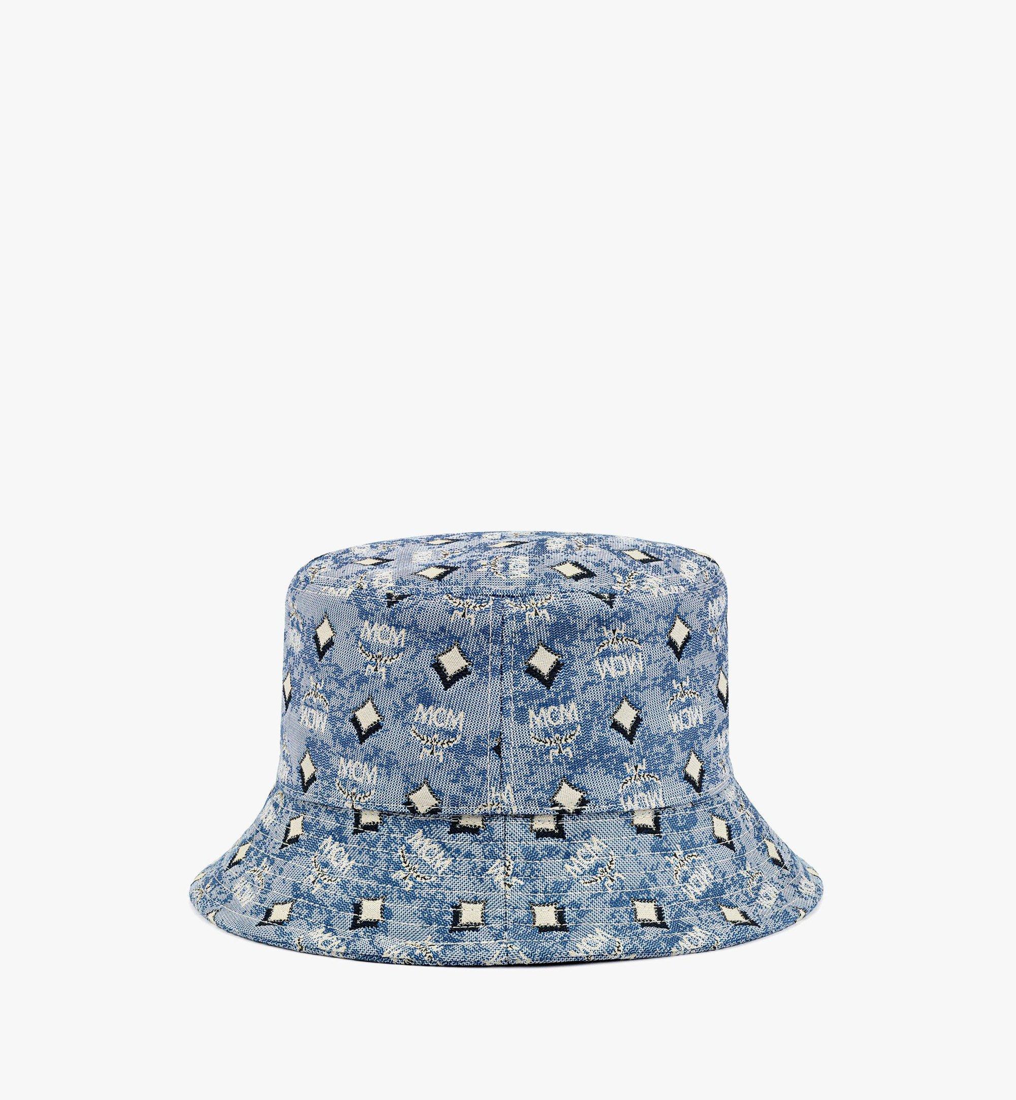 MCM Vintage Jacquard Monogram水桶帽 Blue MEHBATQ01LU001 更多视角 1