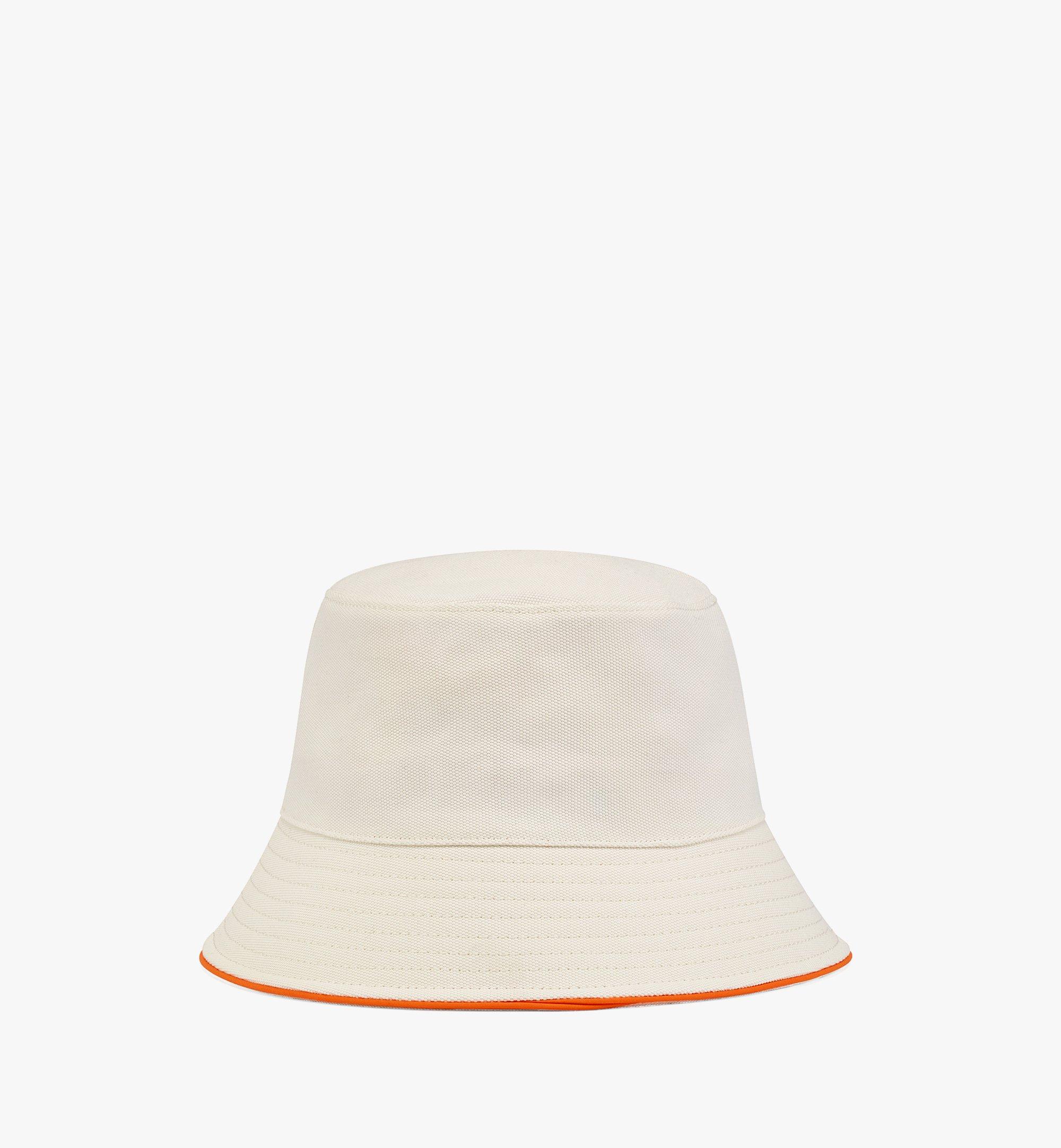 MCM หมวกบัคเก็ต MCM Sommer ทำจากผ้า Bananatex® White MEHCAMM01W7001 มุมมองอื่น 1