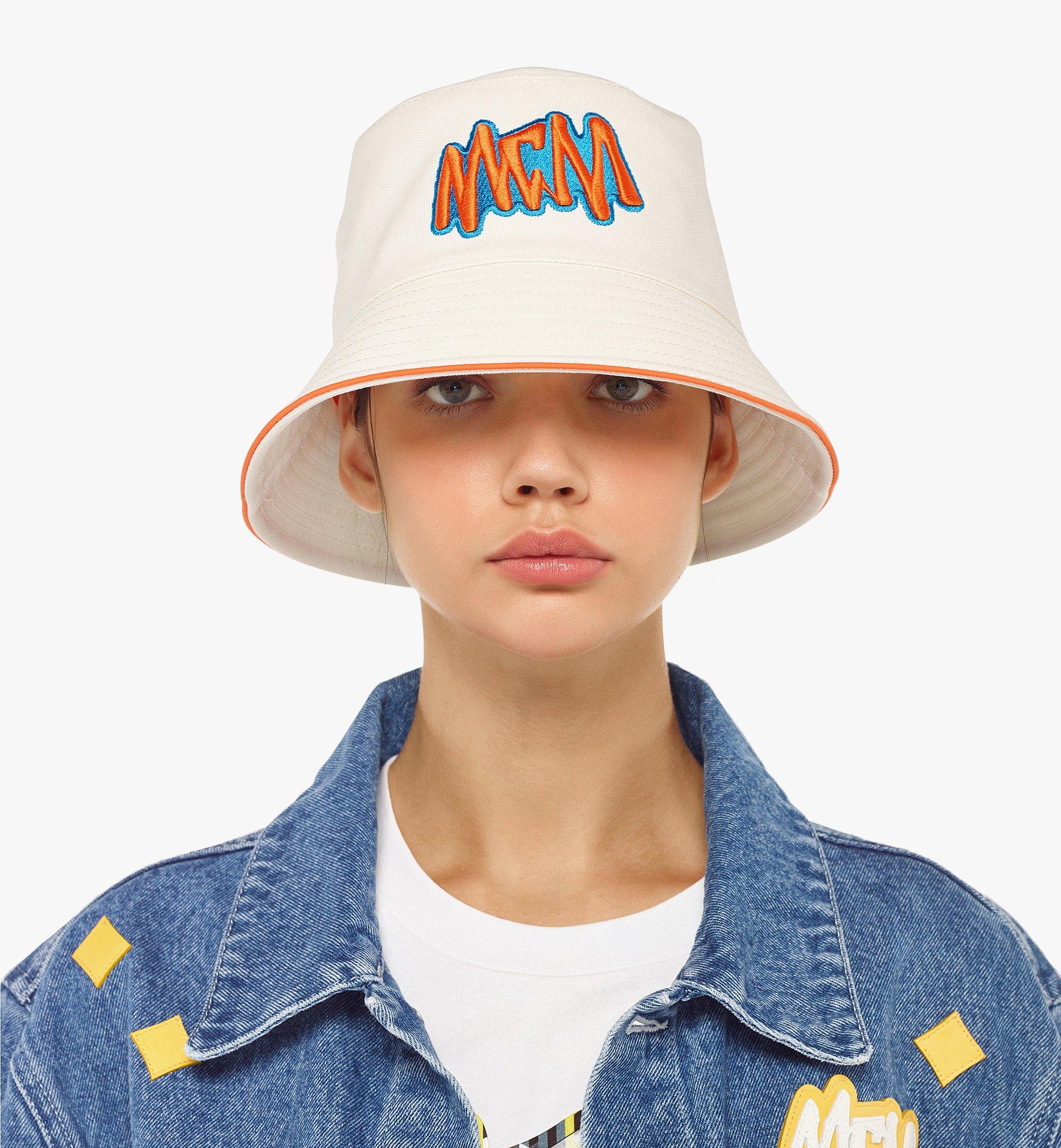 MCM MCM Sommer Bucket Hat in Bananatex® White MEHCAMM01W7001 Alternate View 2