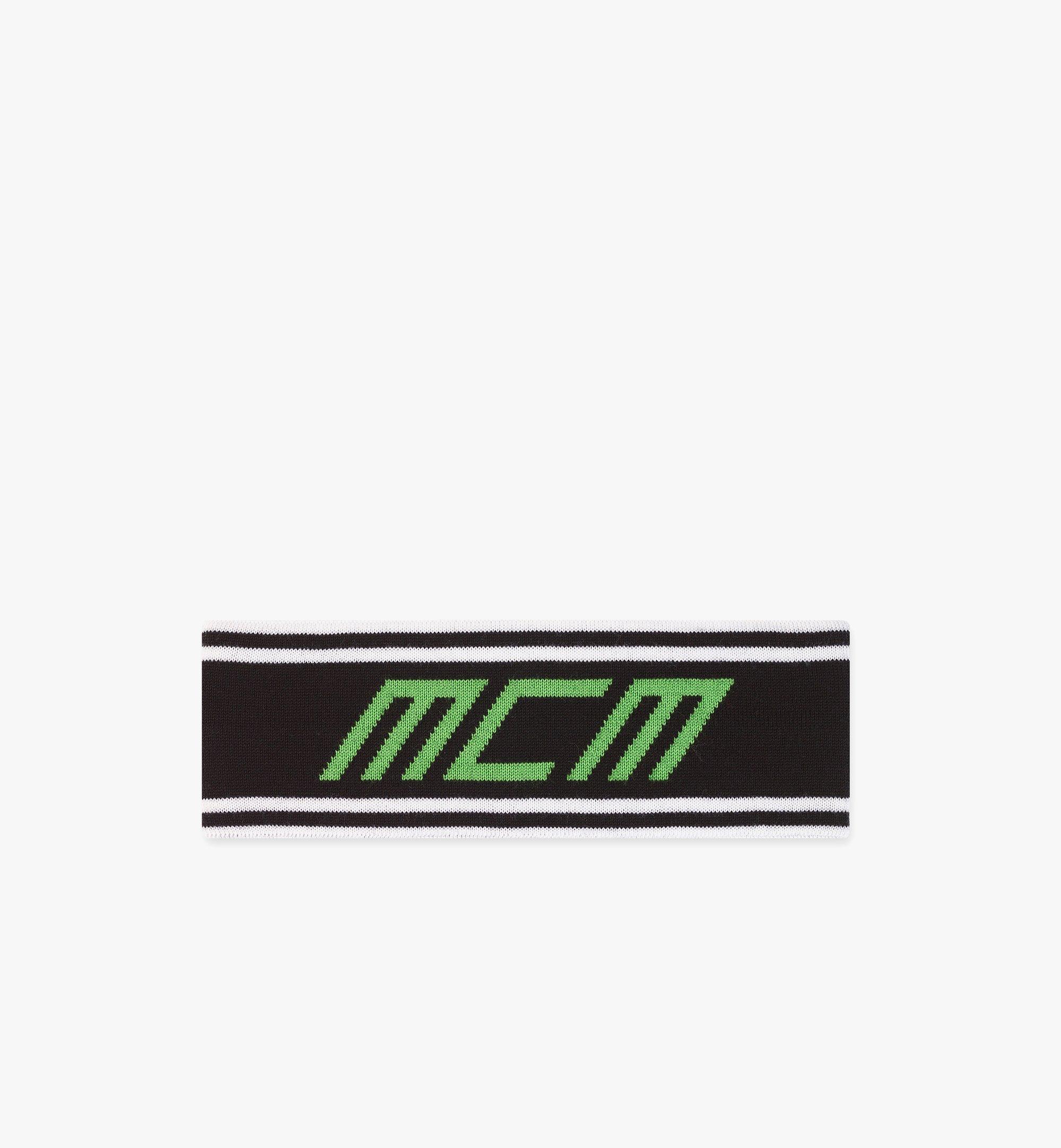 MCM MCMotor Logo Wool Headband Black MEHCAMM04BK001 Alternate View 1