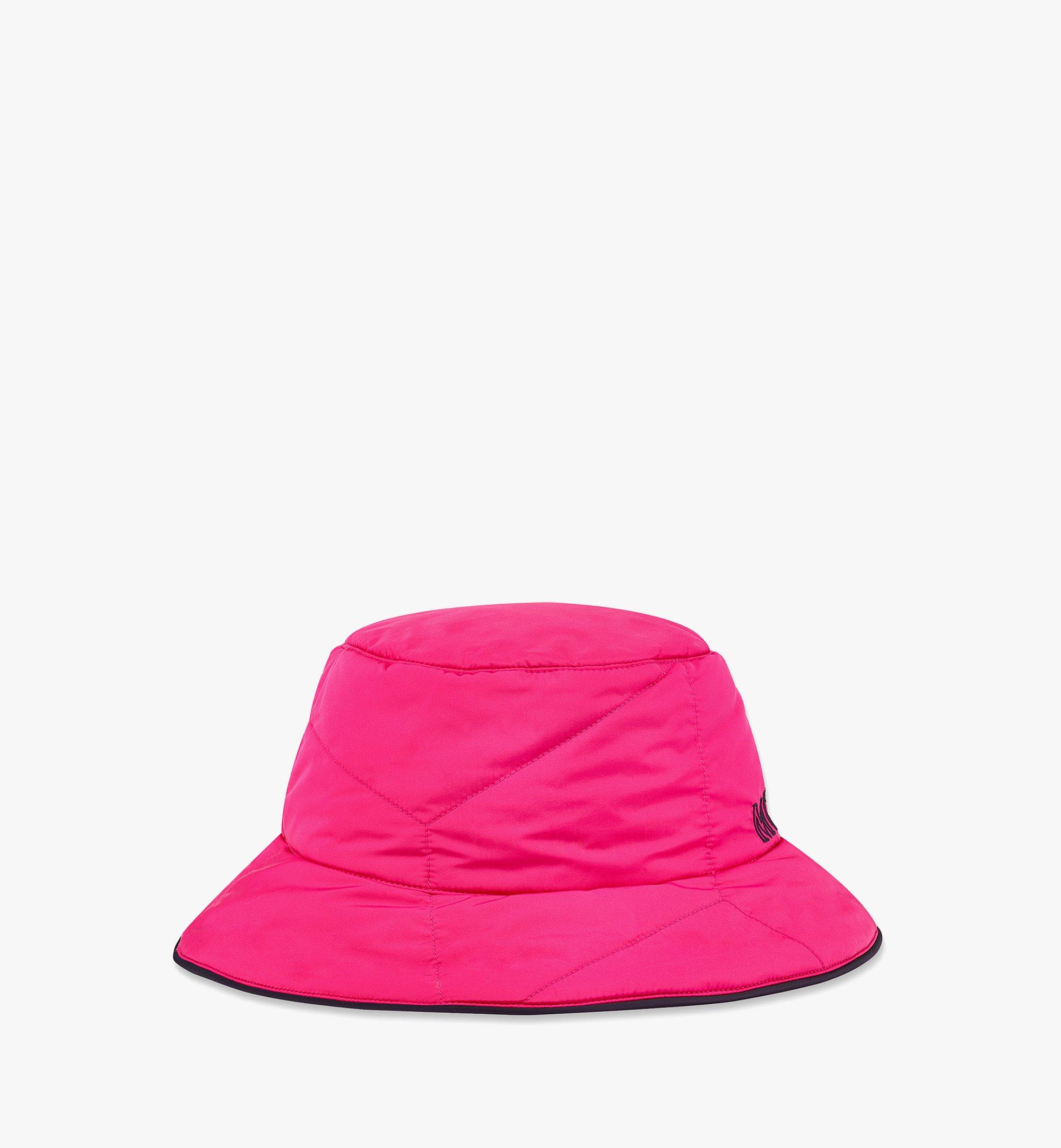 MCM MCMFormative Reversible Puffer Bucket Hat Pink MEHCAMM05QR001 Alternate View 1