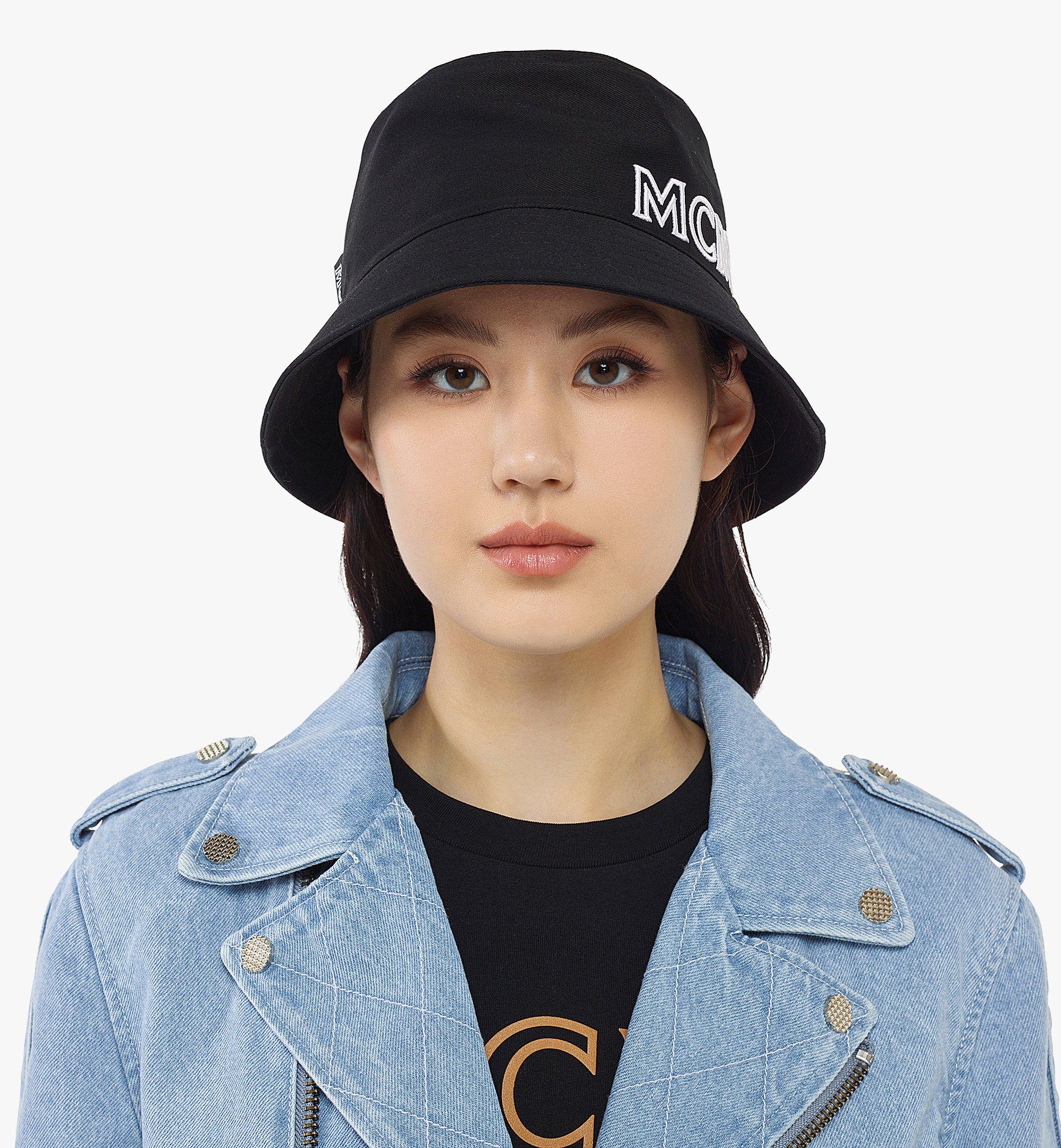 MCM MCM エッセンシャル バケットハット - コットンツイル Black MEHCSBC02BK001 ほかの角度から見る 2