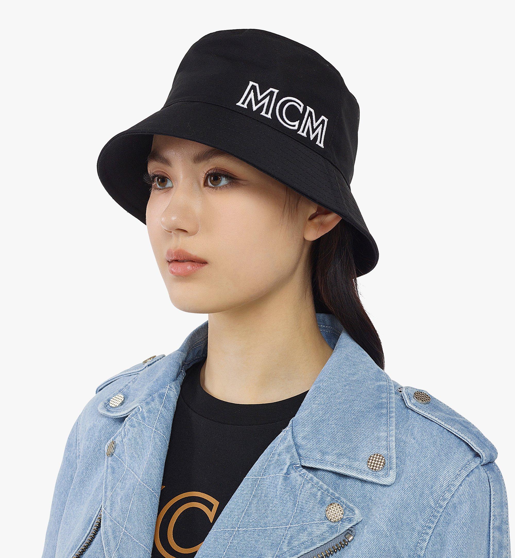 MCM MCM エッセンシャル バケットハット - コットンツイル Black MEHCSBC02BK001 ほかの角度から見る 2