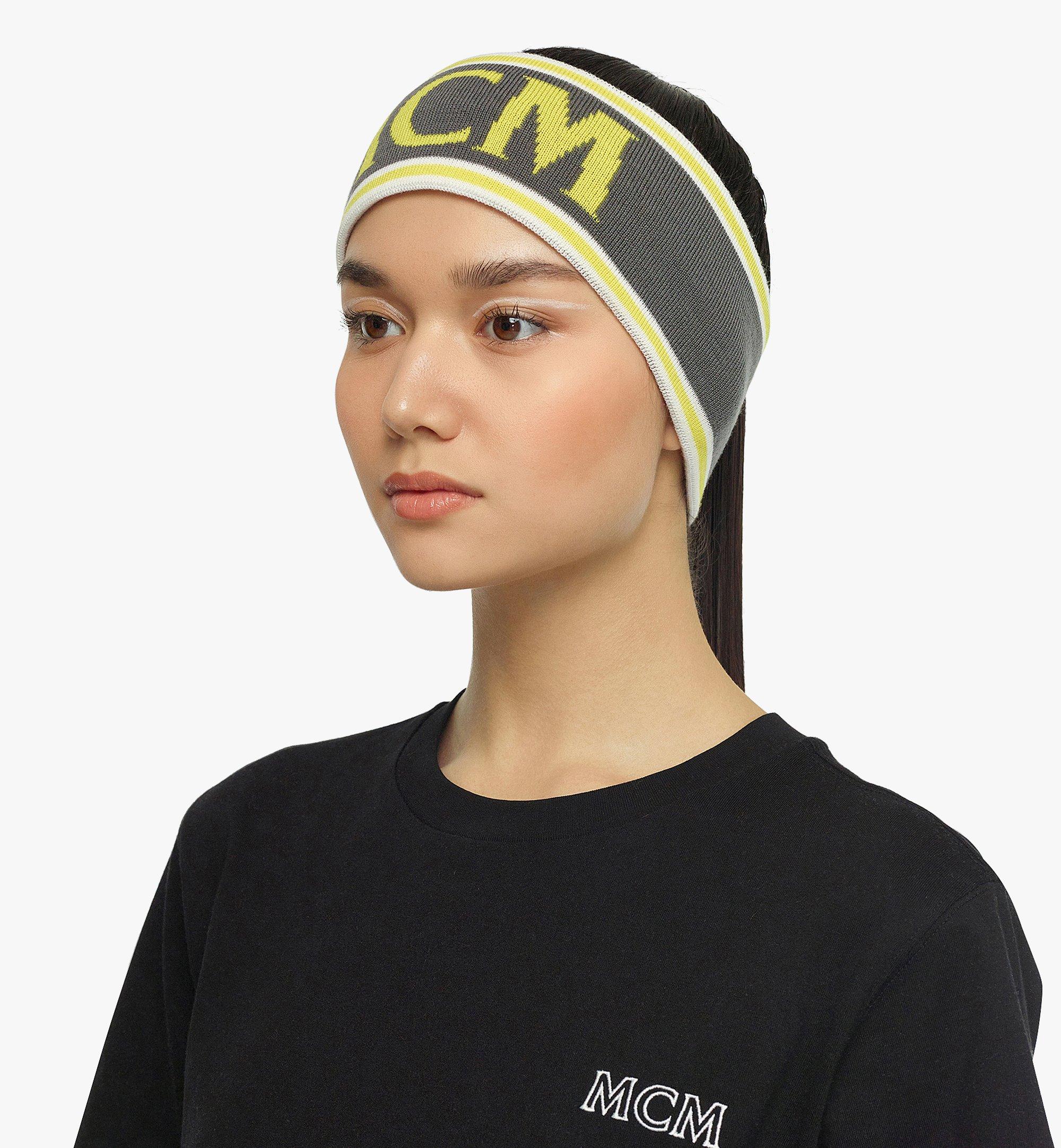 MCM Klassisches Stirnband mit Logo Grey MEHCSCK03EG001 Noch mehr sehen 2