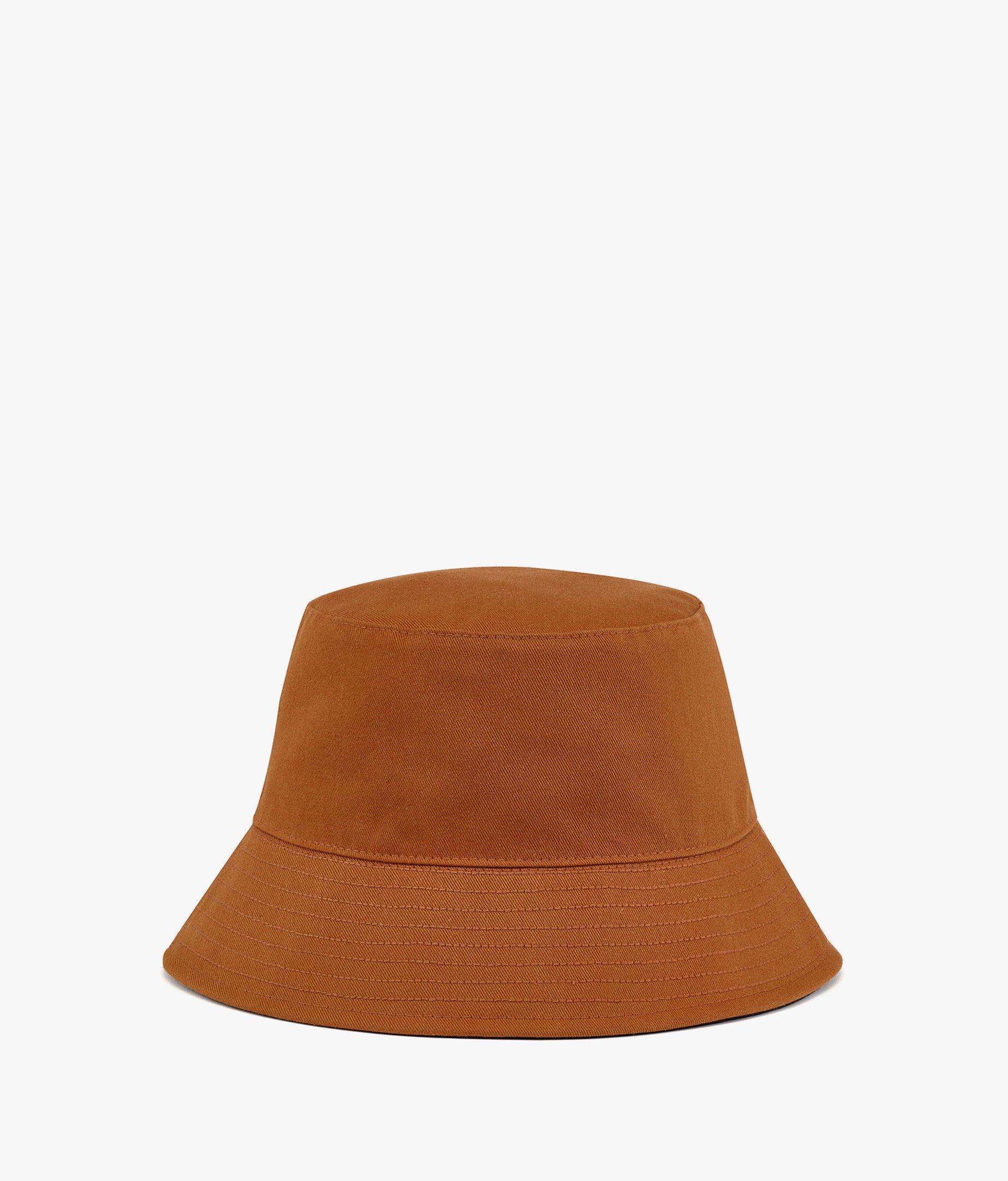 MCM Reversible Monogram Bucket Hat in Recycled Polyester Cognac MEHDAMM05B7001 Alternate View 2