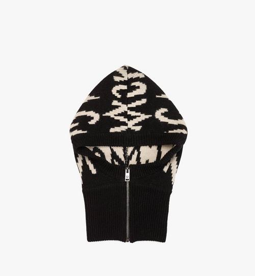 Logo Jacquard Balaclava in Recycled Cashmere