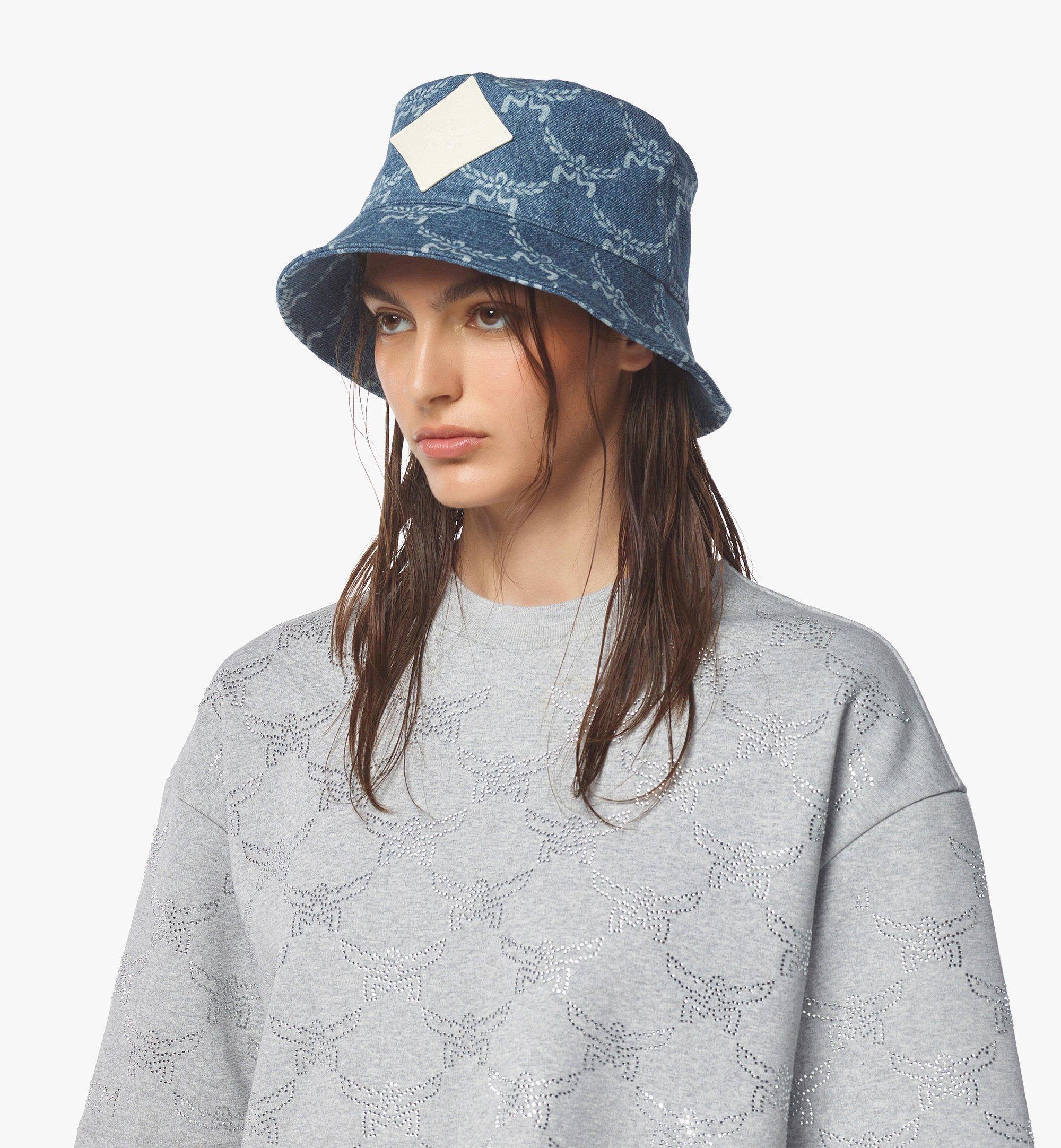 MCM Lauretos Denim Bucket Hat Purple MEHEAMM01LI060 Alternate View 2