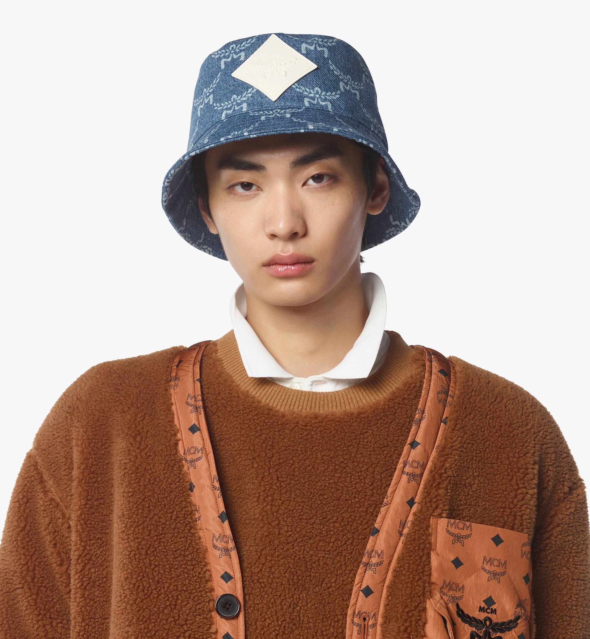 MCM Lauretos Denim Bucket Hat Purple MEHEAMM01LI060 Alternate View 2