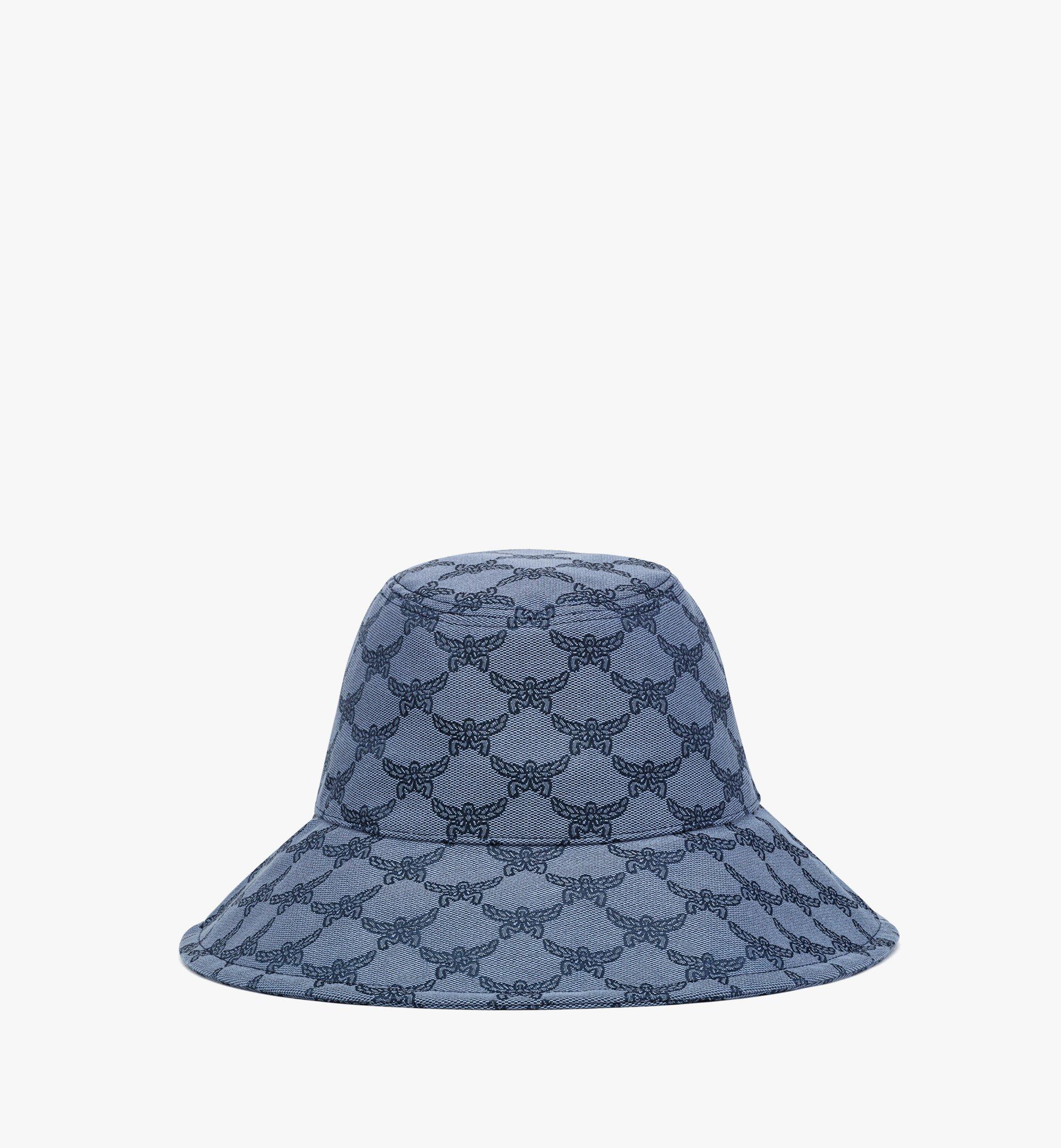 Jimmy Choo Renata monogram-jacquard bucket hat - White