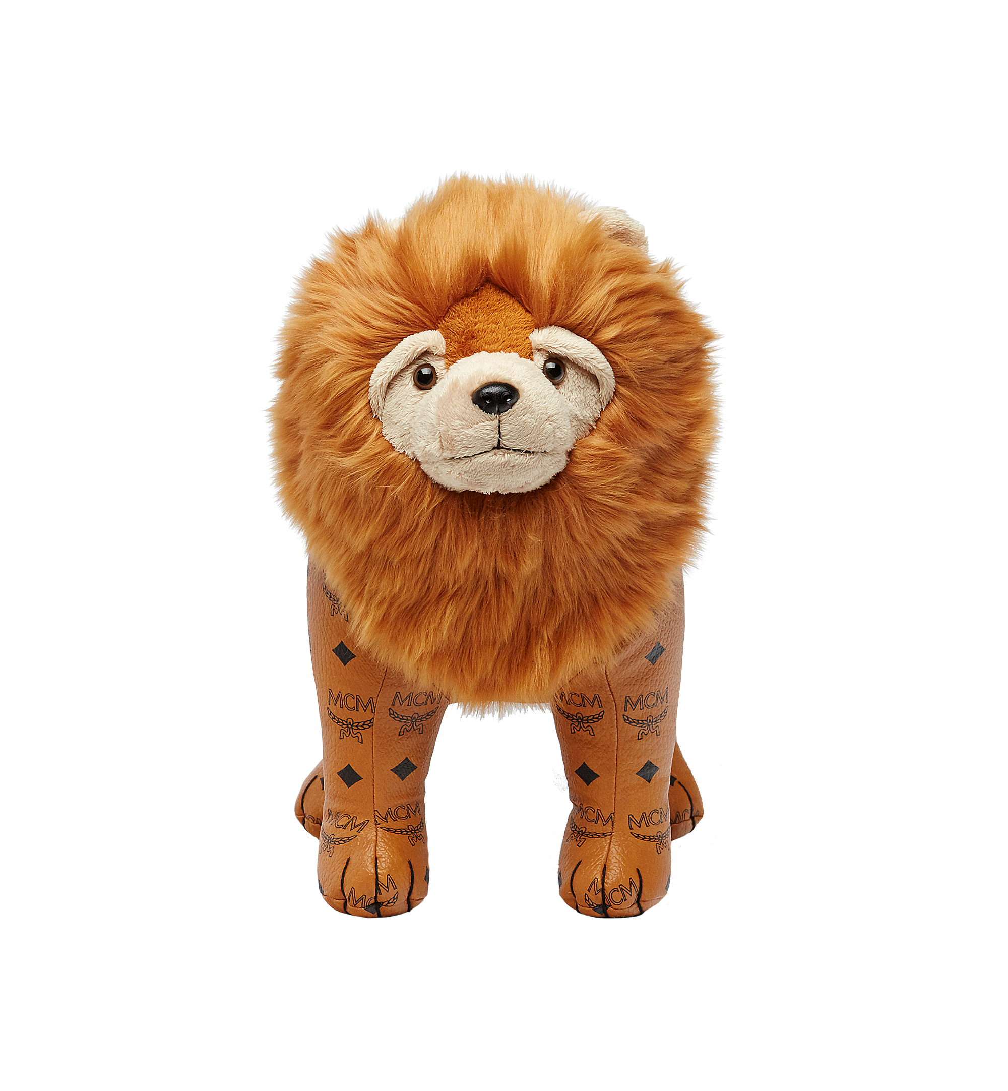 MCM Chien en peluche Chau Chau en Visetos Cognac MEL5AVD11CO001 Plus de photos 1