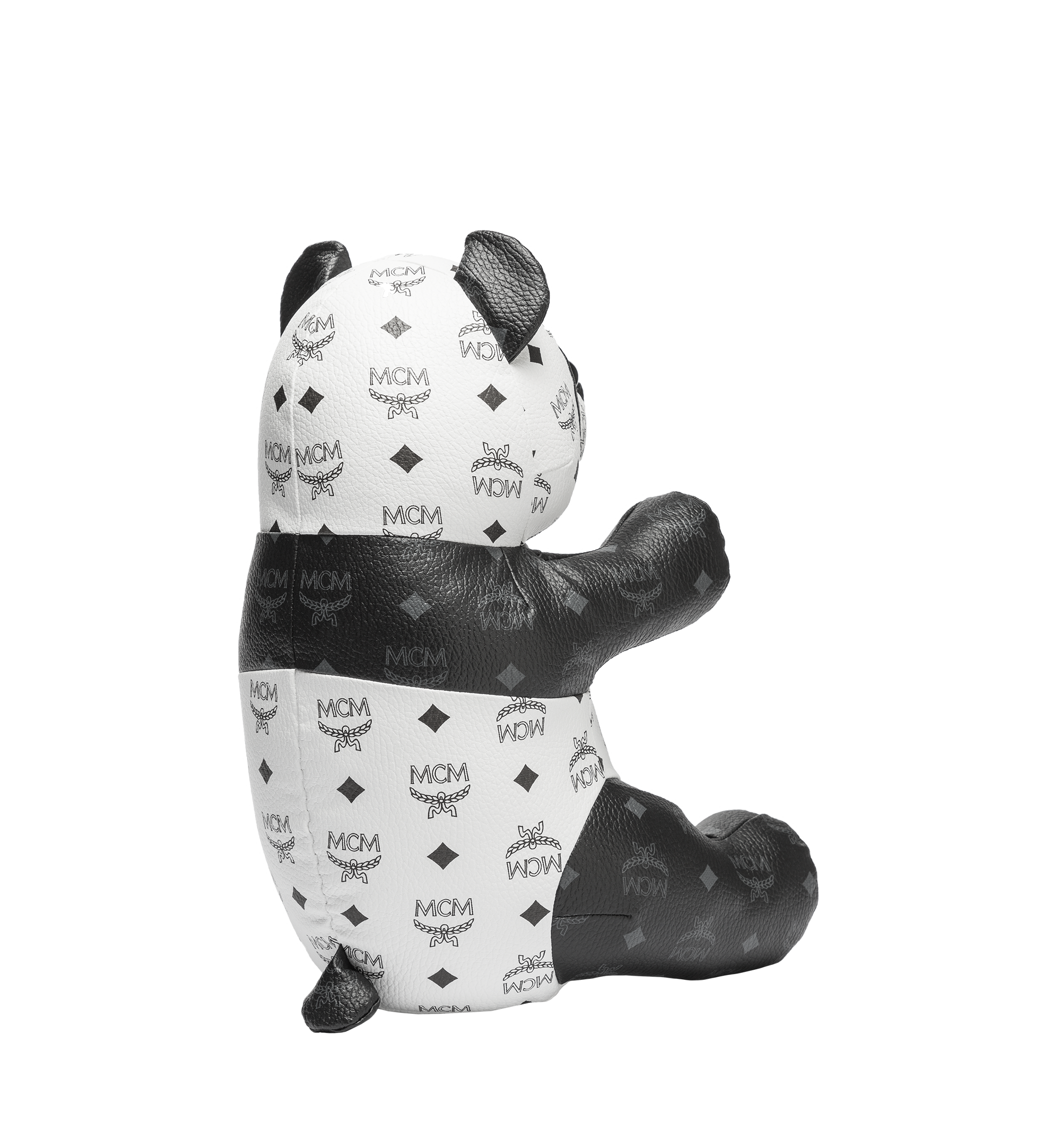 MCM Panda Doll in Visetos White MEL7SVD21WT001 Alternate View 2