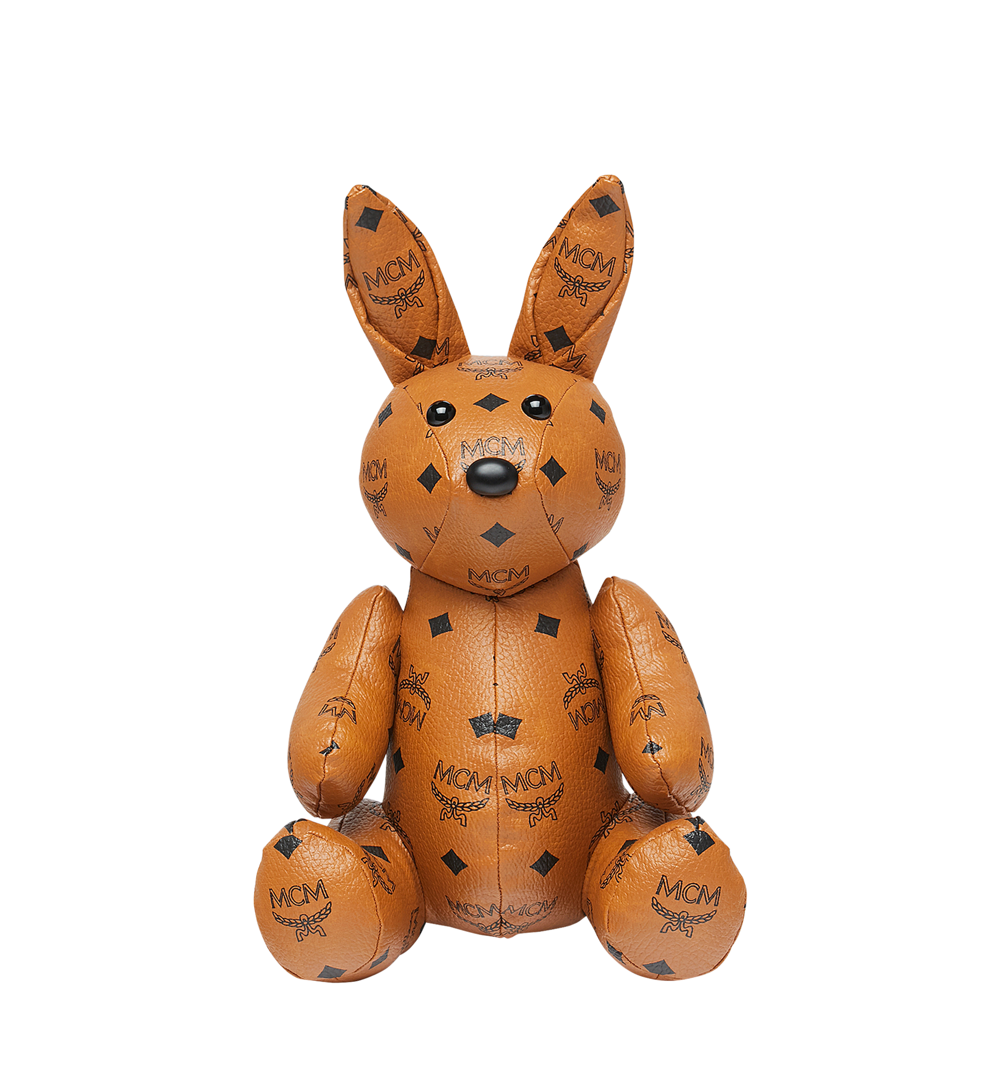 MCM Peluche MCM Zoo lapin en Visetos Cognac MEL8SVD23CO001 Plus de photos 3