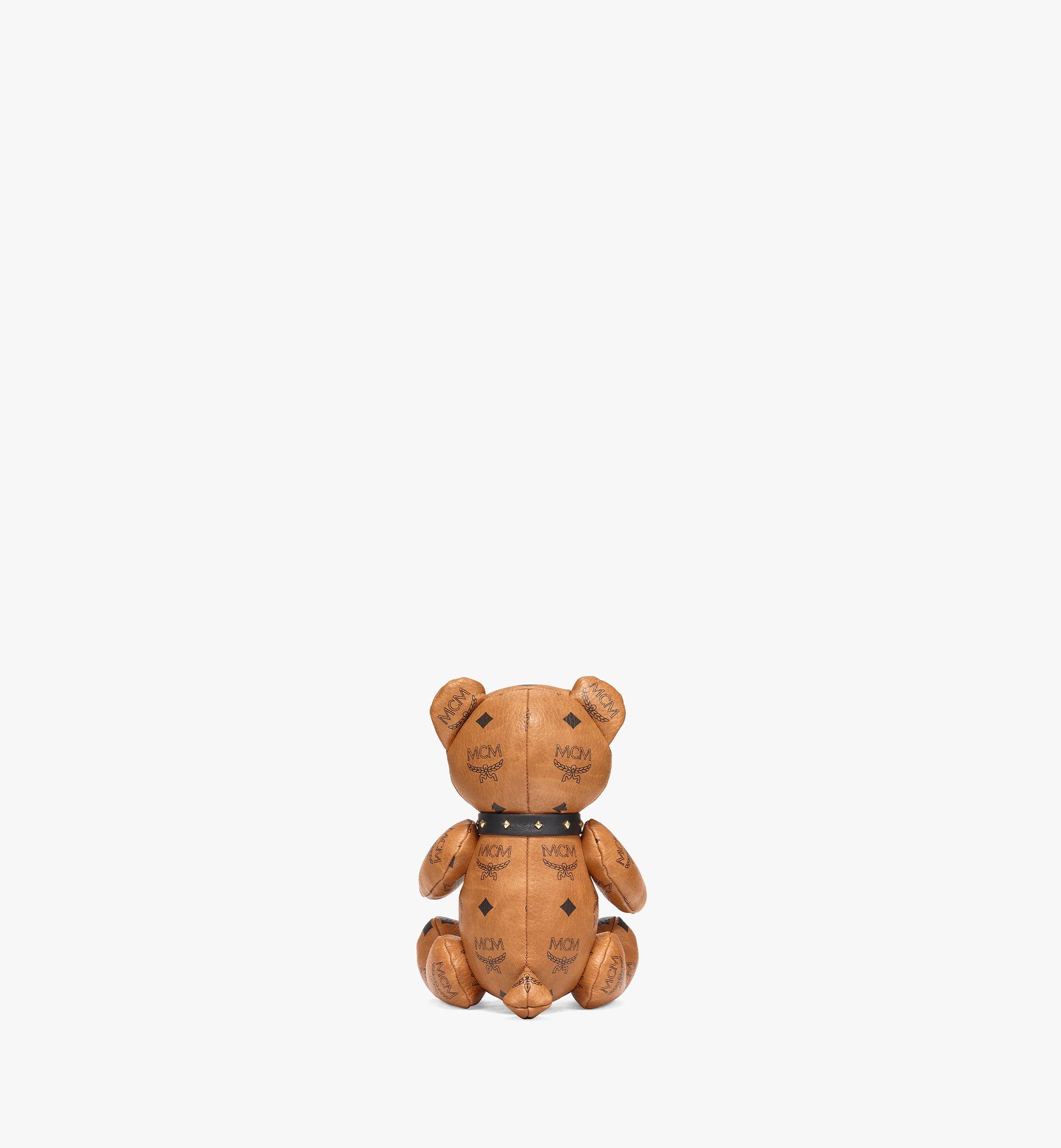 Small Bear MCM Park Doll in Visetos Cognac MCM US