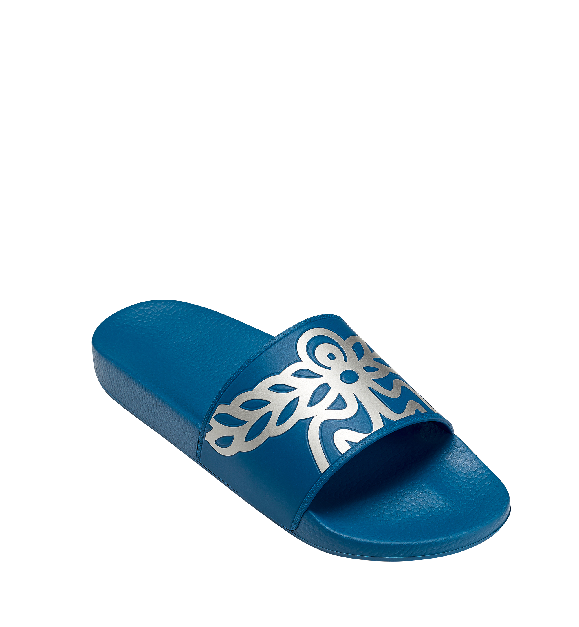 40 IT Women s Slides in Rubber Blue MCM FR