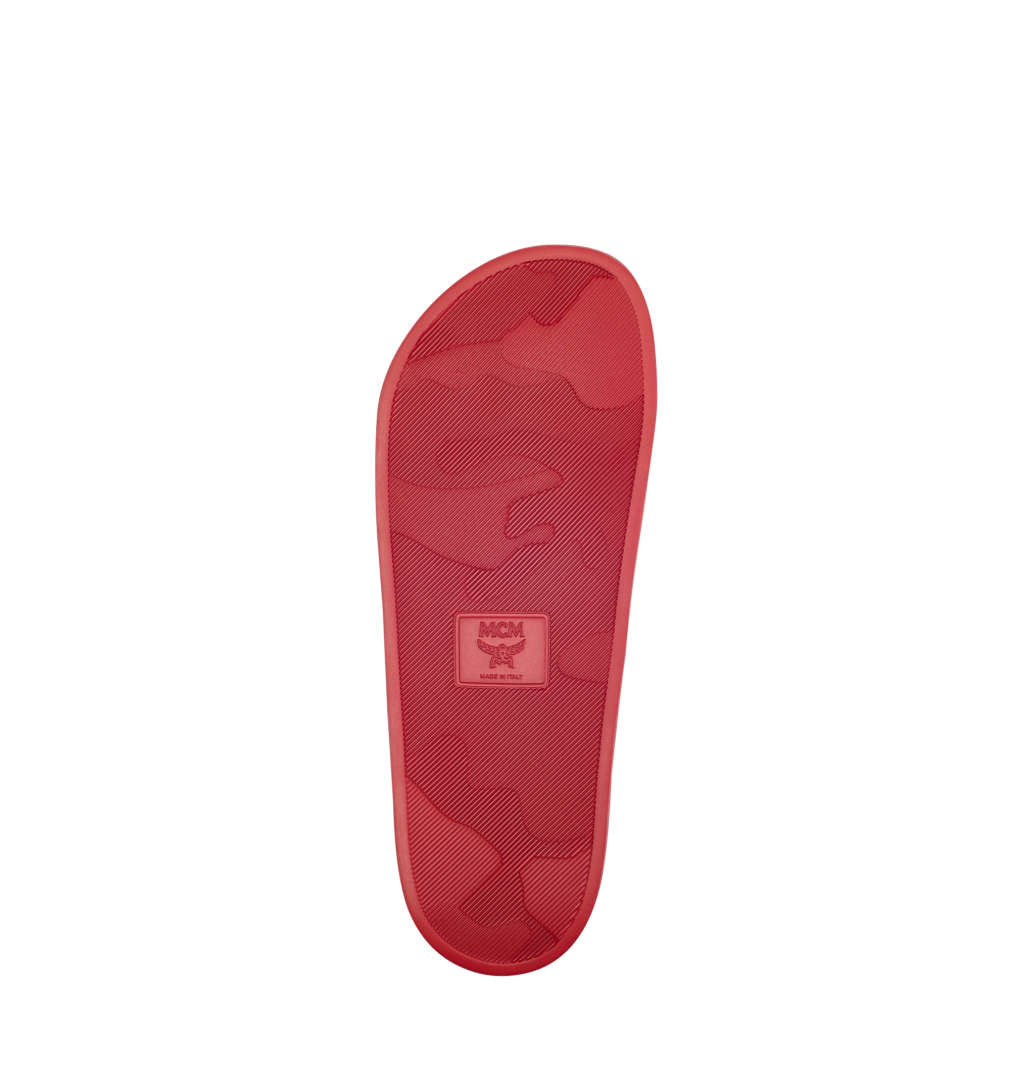 MCM Claquettes en caoutchouc pour femme Red MES7AMM02RU040 Plus de photos 4