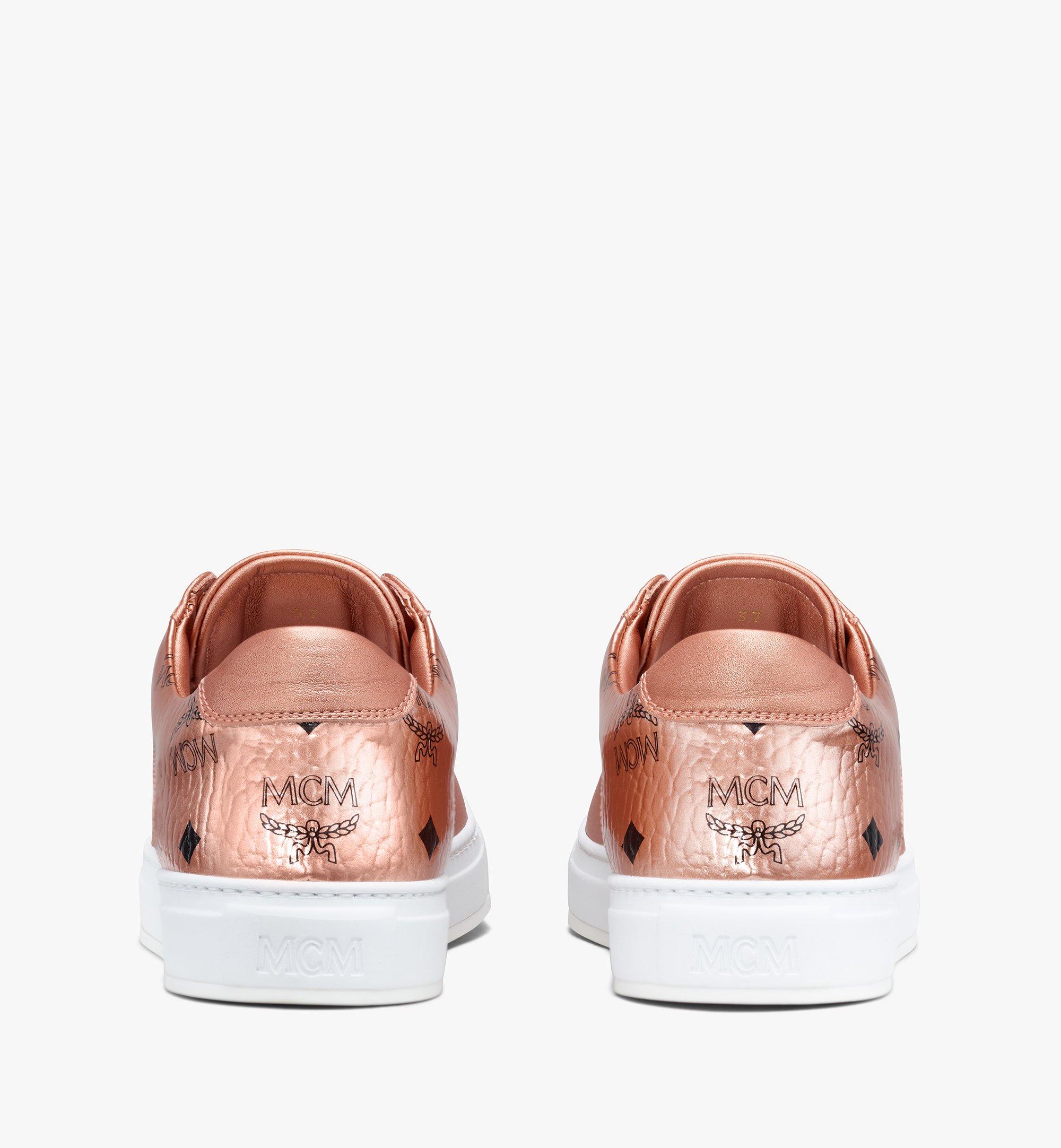 mcm sneaker gold