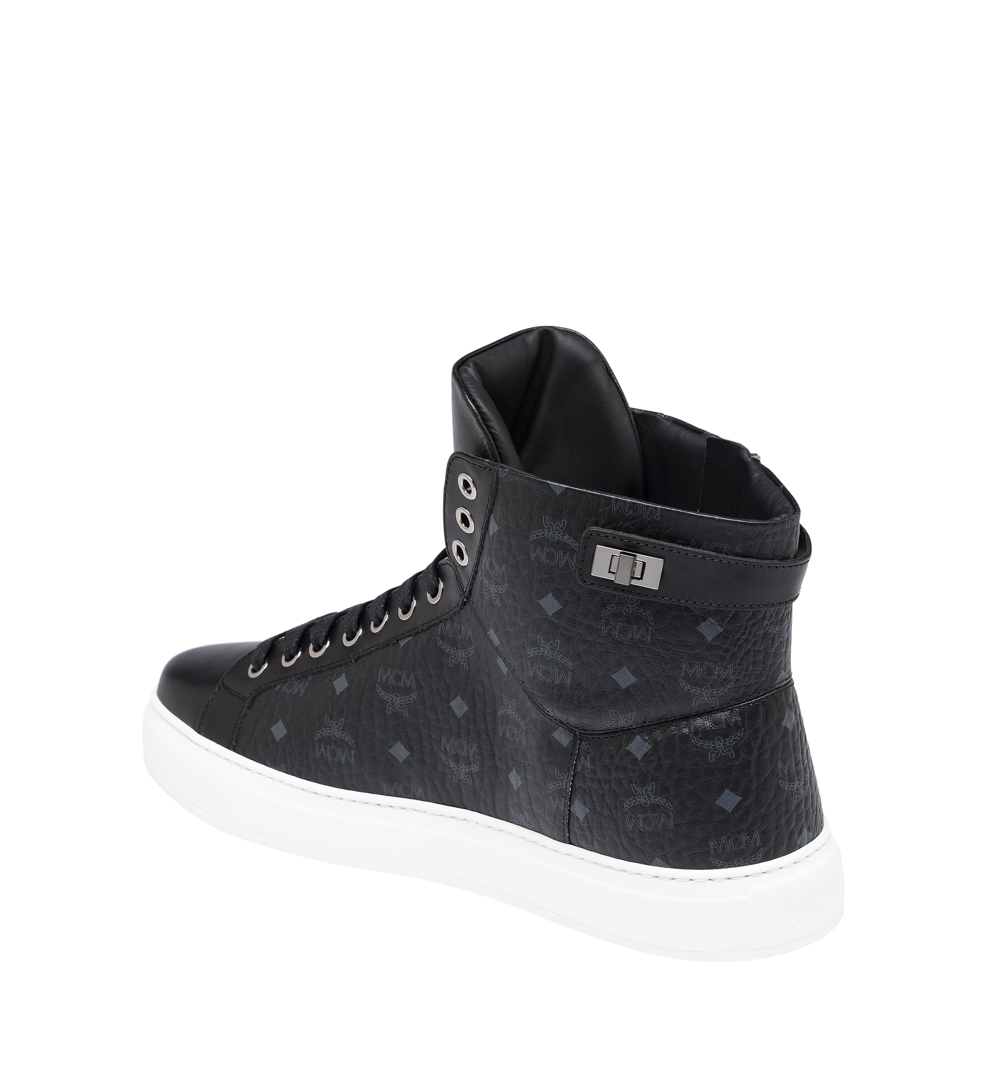 women's mcm high top sneakers
