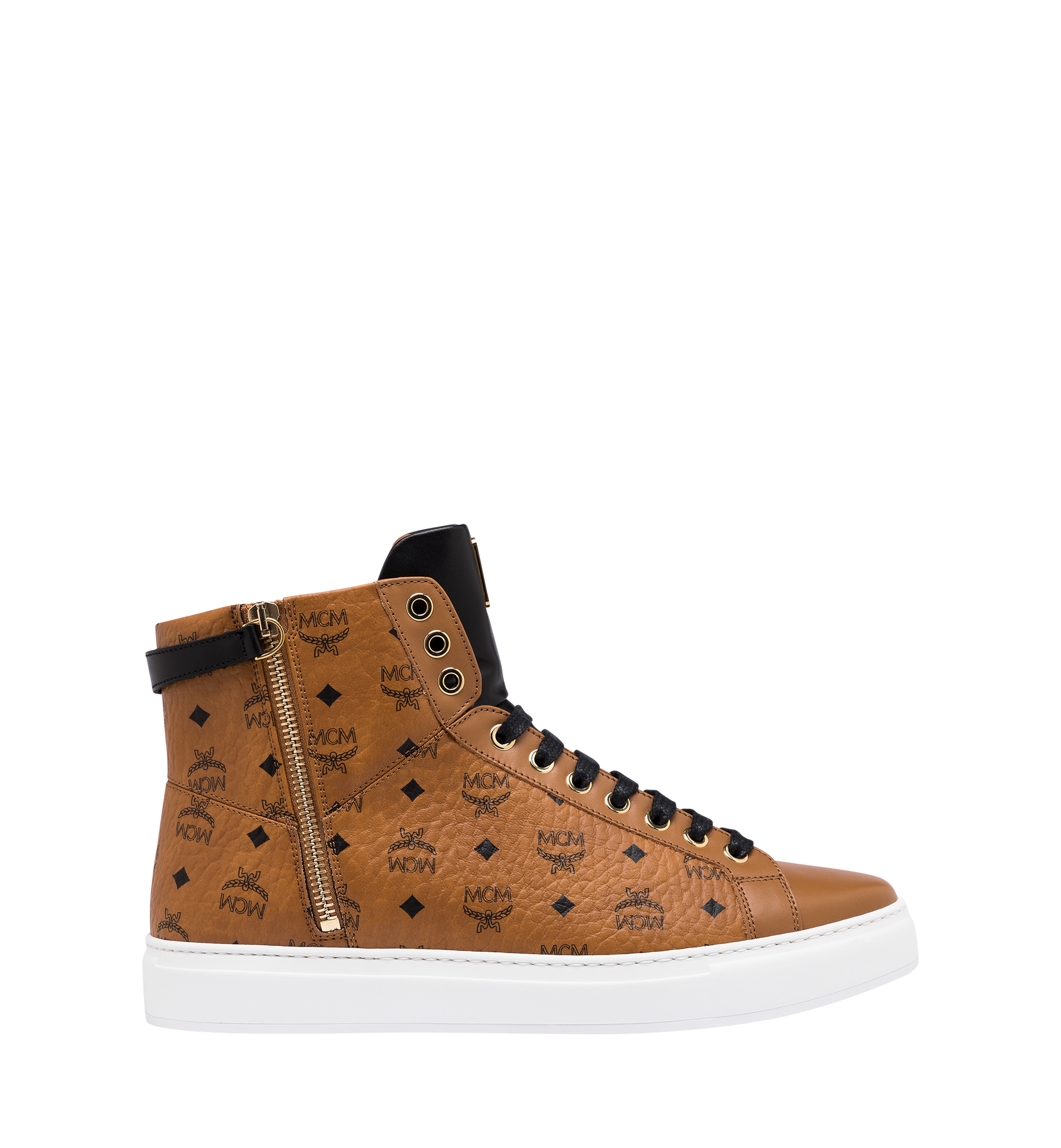 women's mcm high top sneakers