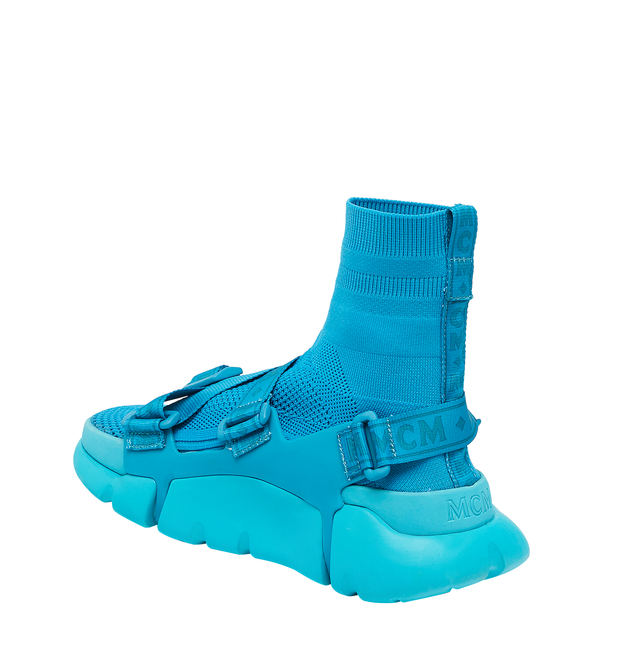 MCM Women's Himmel Sock Sneakers Blue MES9SNX01HU035 Noch mehr sehen 2