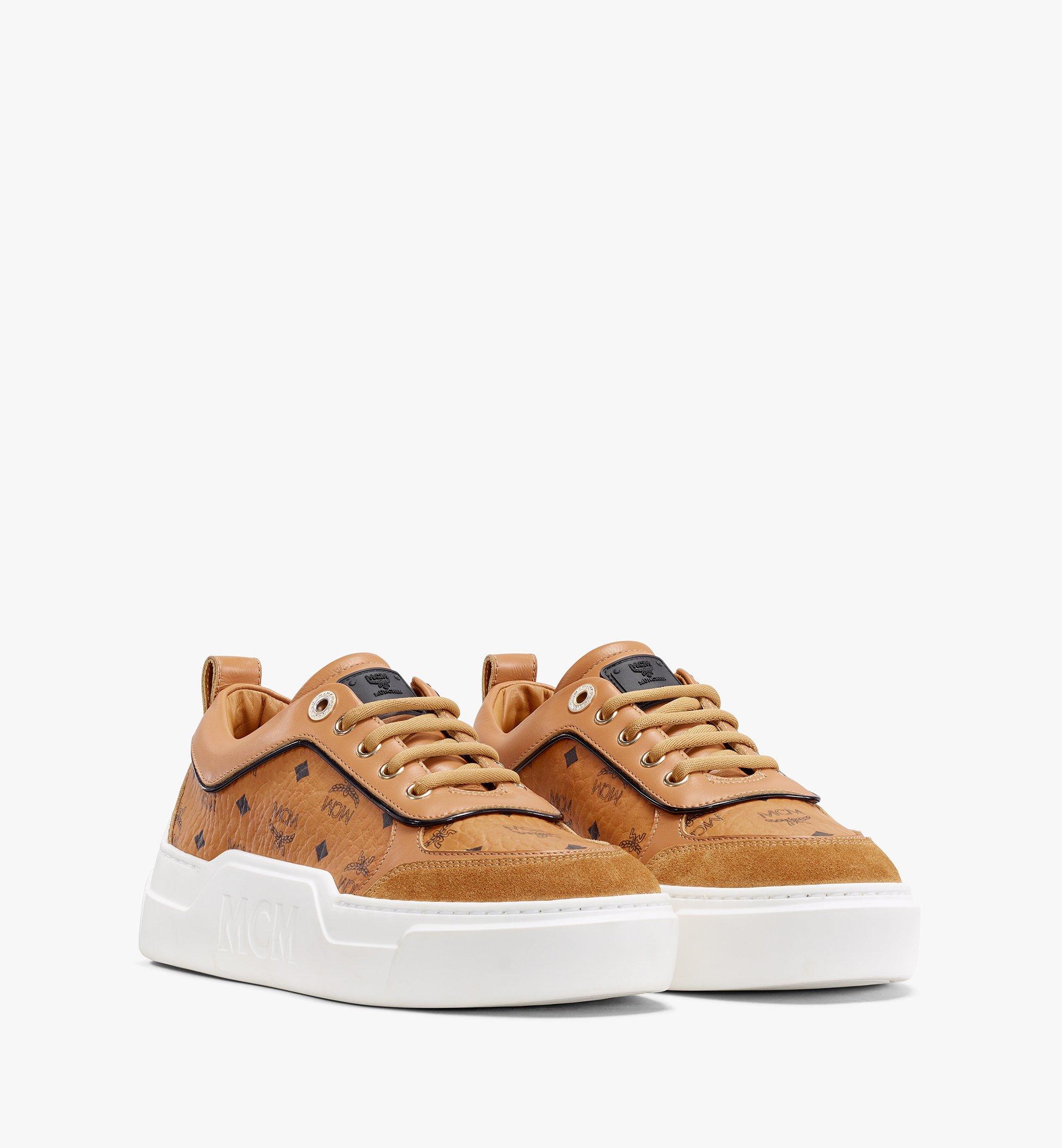 pink mcm sneakers